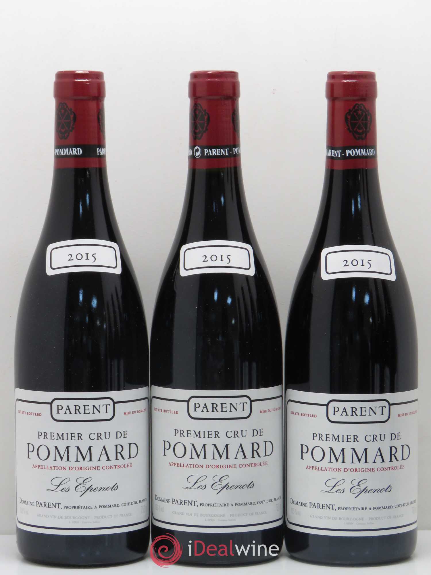 Pommard 1er Cru Les Epenots Domaine Parent 2015 - Posten von 6 Flaschen - 1