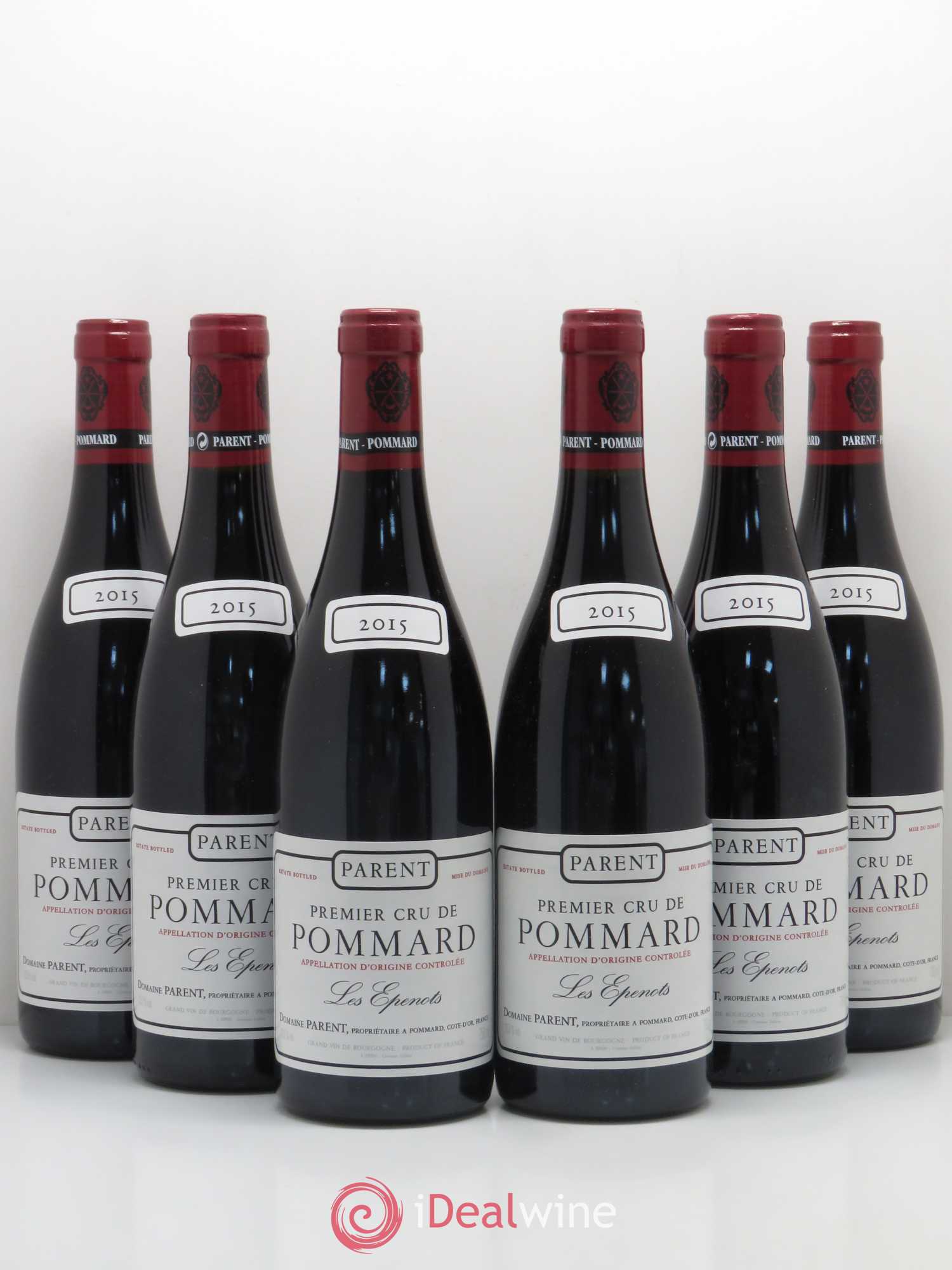 Pommard 1er Cru Les Epenots Domaine Parent 2015 - Posten von 6 Flaschen - 0