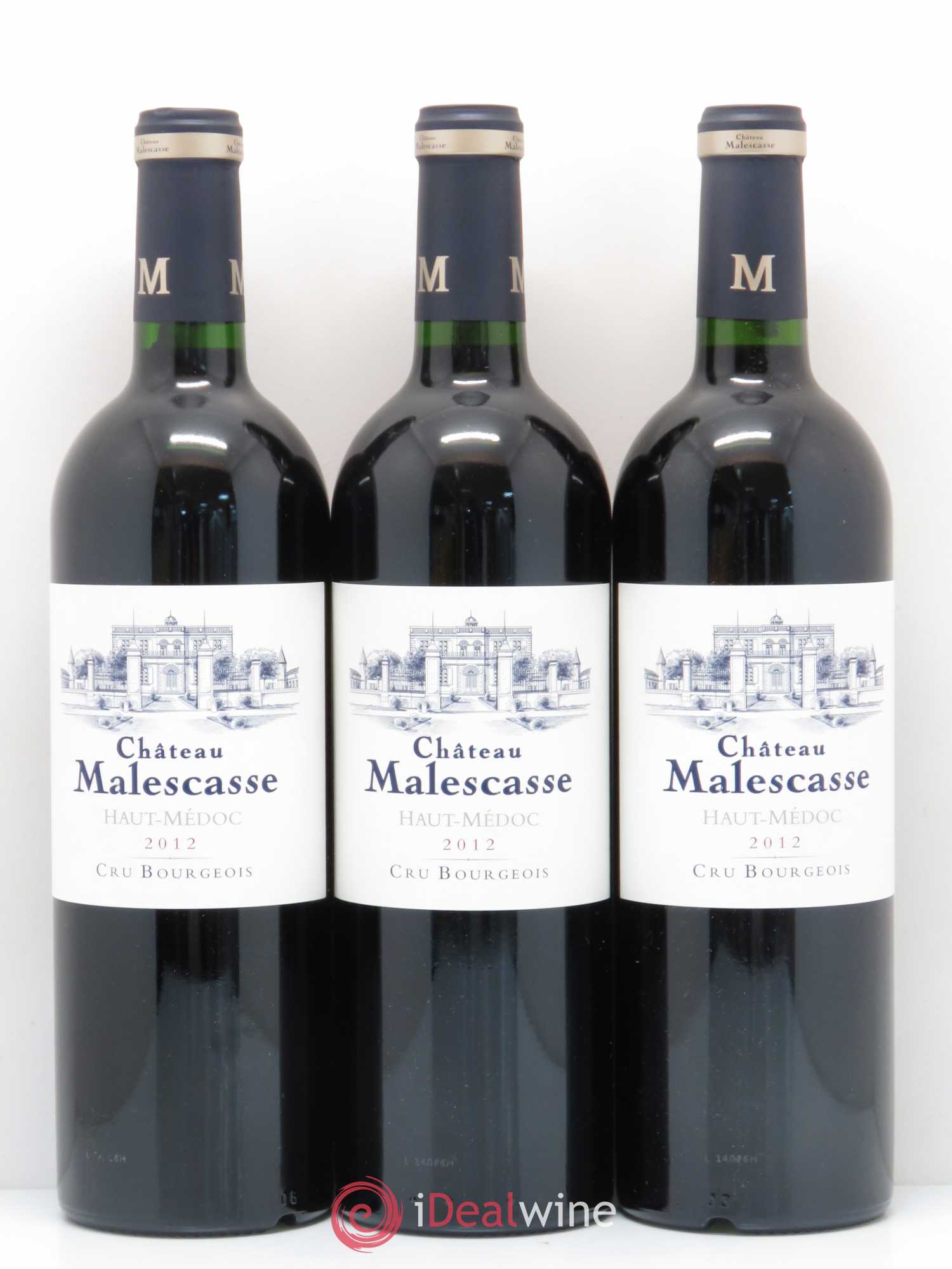 Château Malescasse Cru Bourgeois Exceptionnel 2012 - Lot de 12 bouteilles - 1
