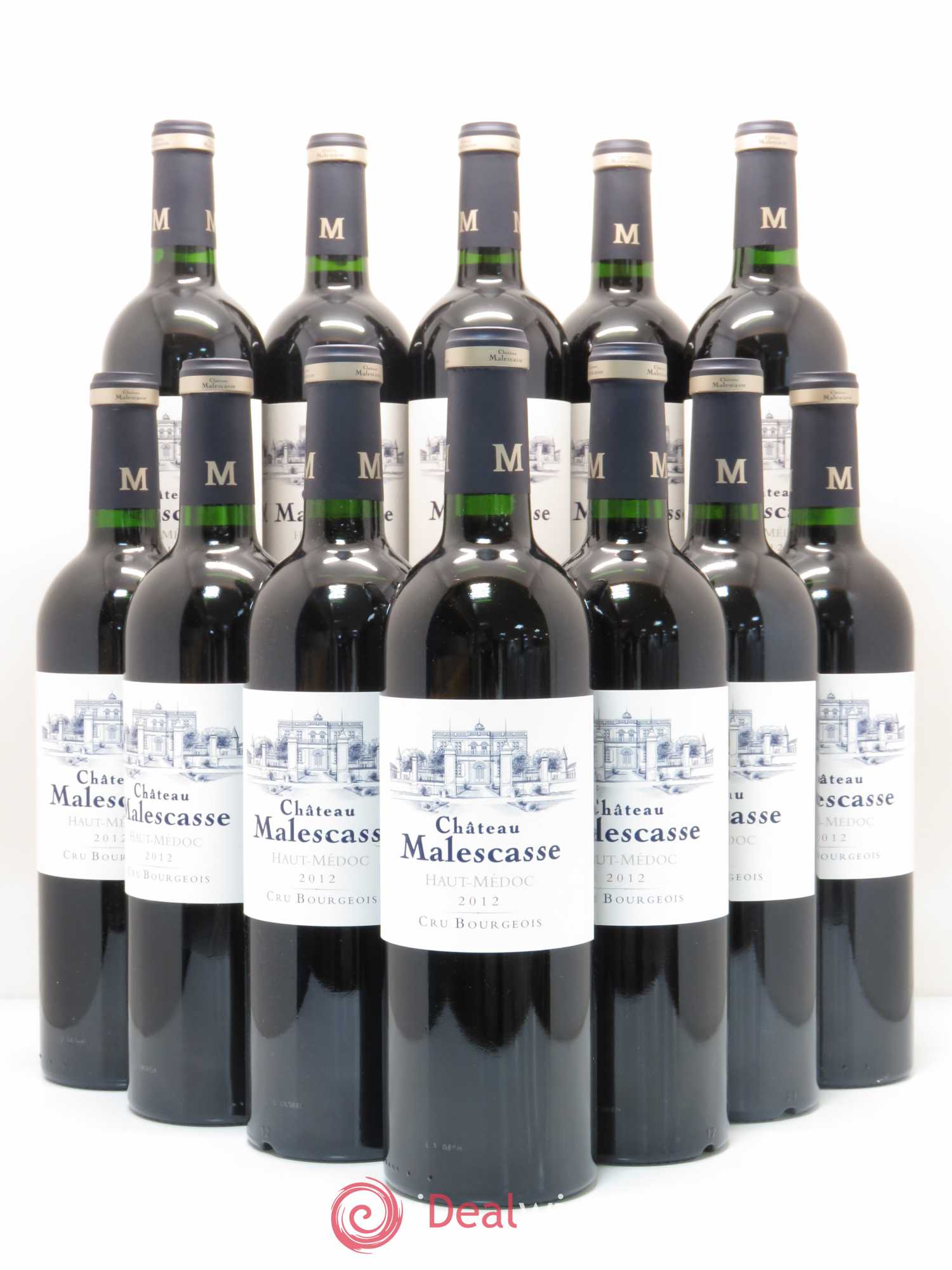 Château Malescasse Cru Bourgeois Exceptionnel 2012 - Lot de 12 bouteilles - 0