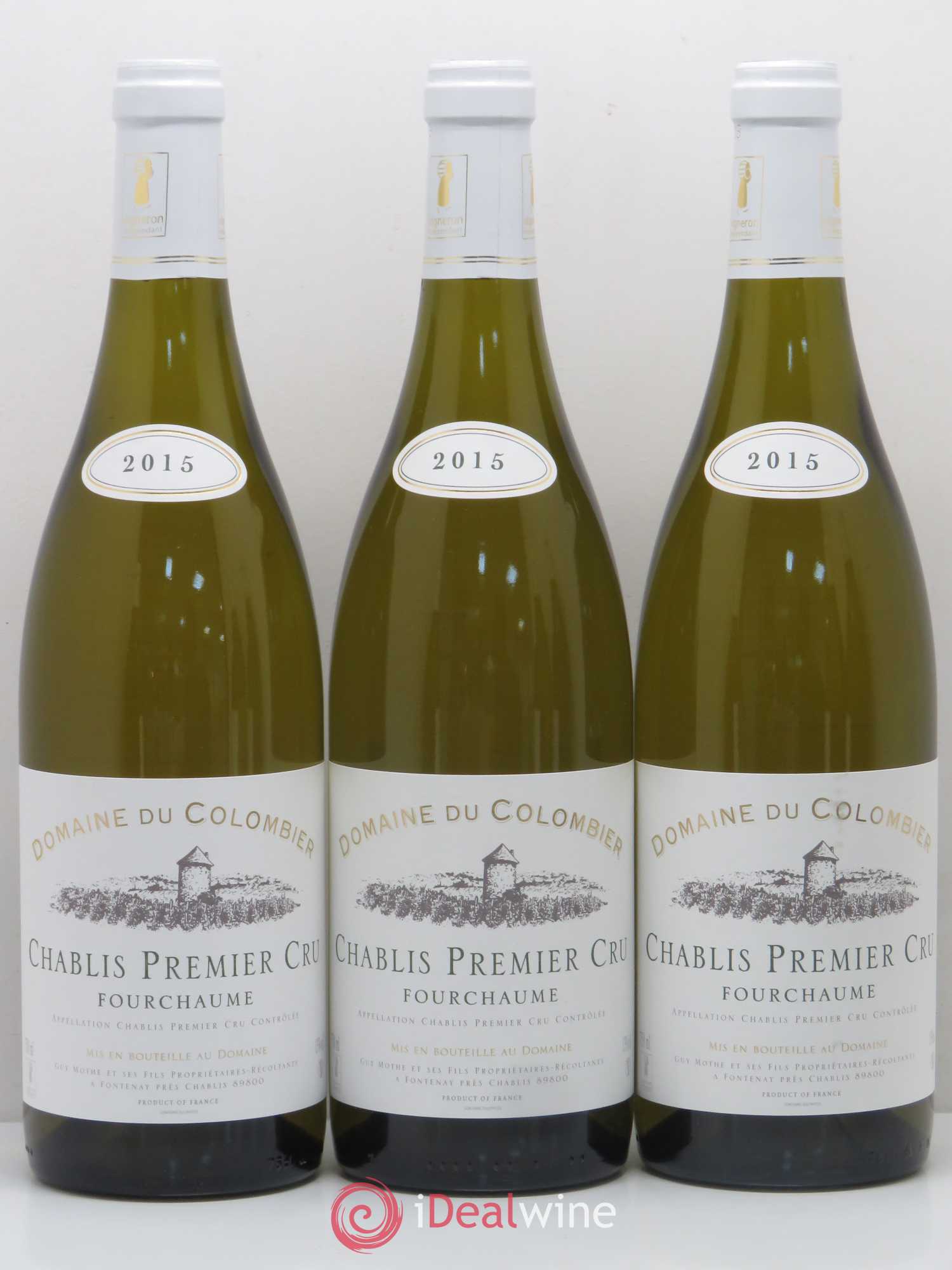 Chablis 1er Cru Fourcheaume Domaine Du Colombier 2015 - Posten von 6 Flaschen - 2