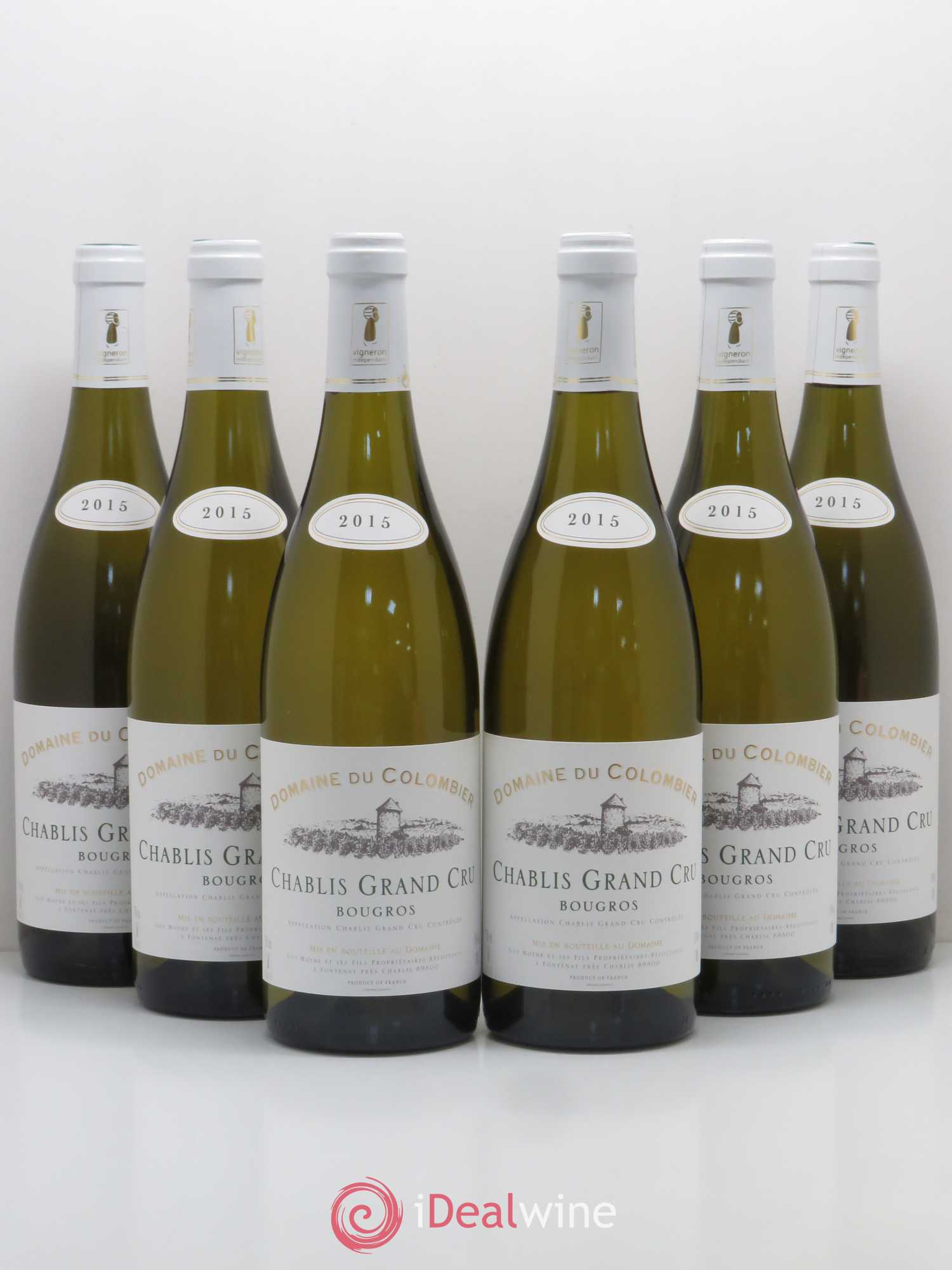 Chablis Grand Cru Bougros Domaine Du Colombier 2015 - Posten von 6 Flaschen - 0