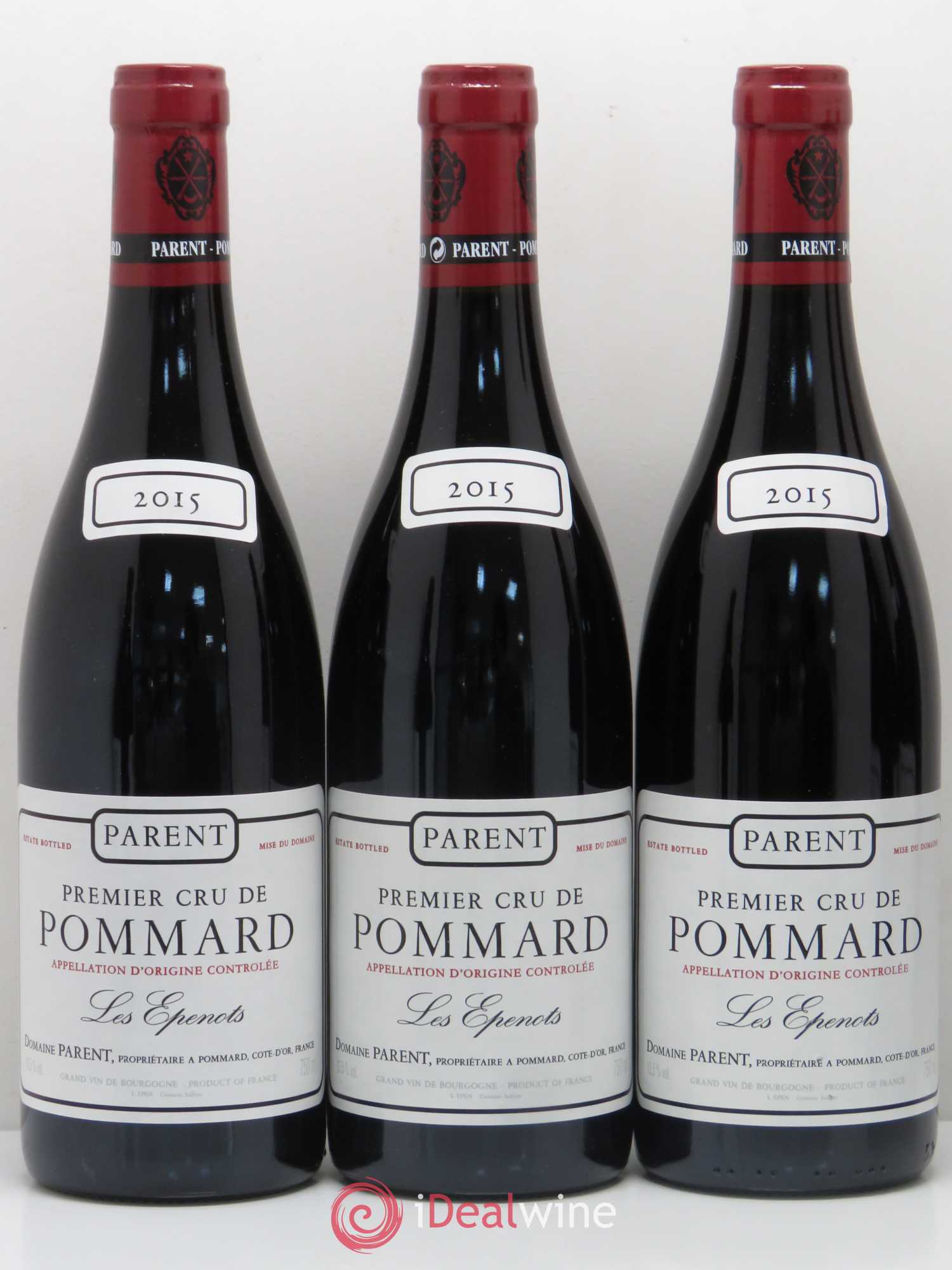 Pommard 1er Cru Les Epenots Domaine Parent 2015 - Posten von 6 Flaschen - 2