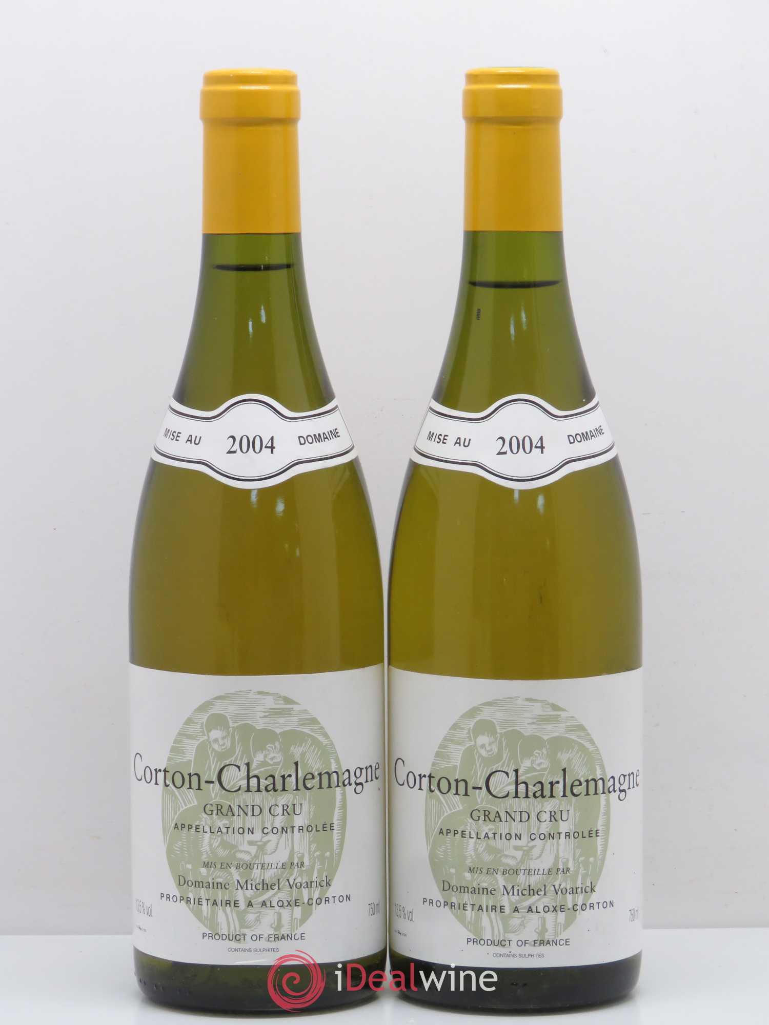 Corton-Charlemagne Grand Cru Michel Voarick 2004 - Lot de 2 bouteilles - 0