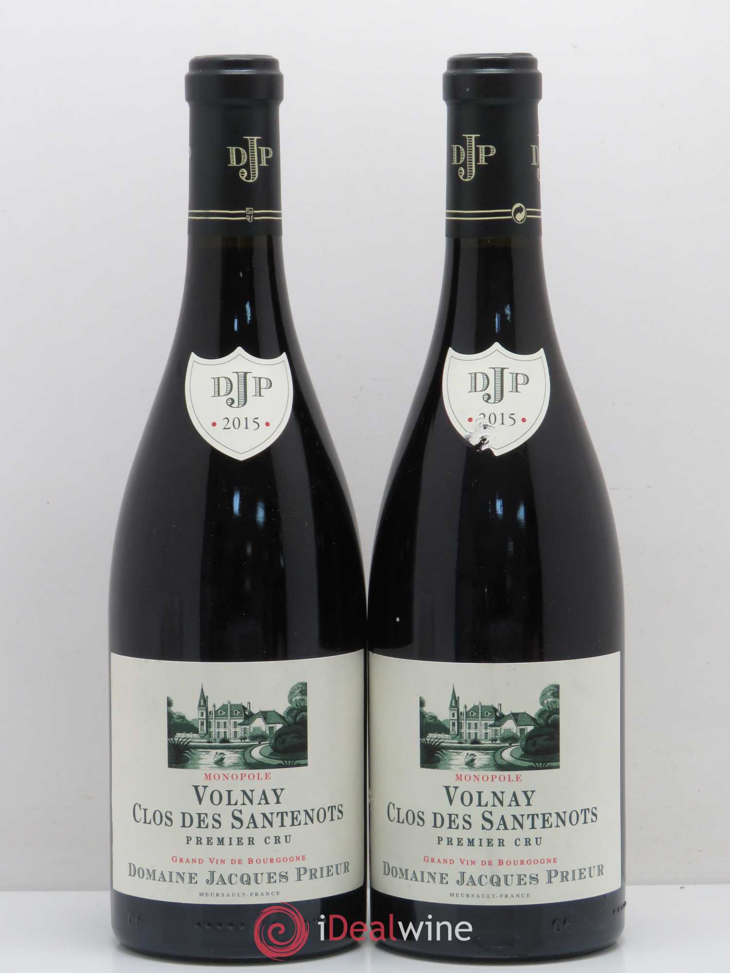 Volnay 1er Cru Clos des Santenots Jacques Prieur (Domaine) 2015 - Lot de 2 bouteilles - 0