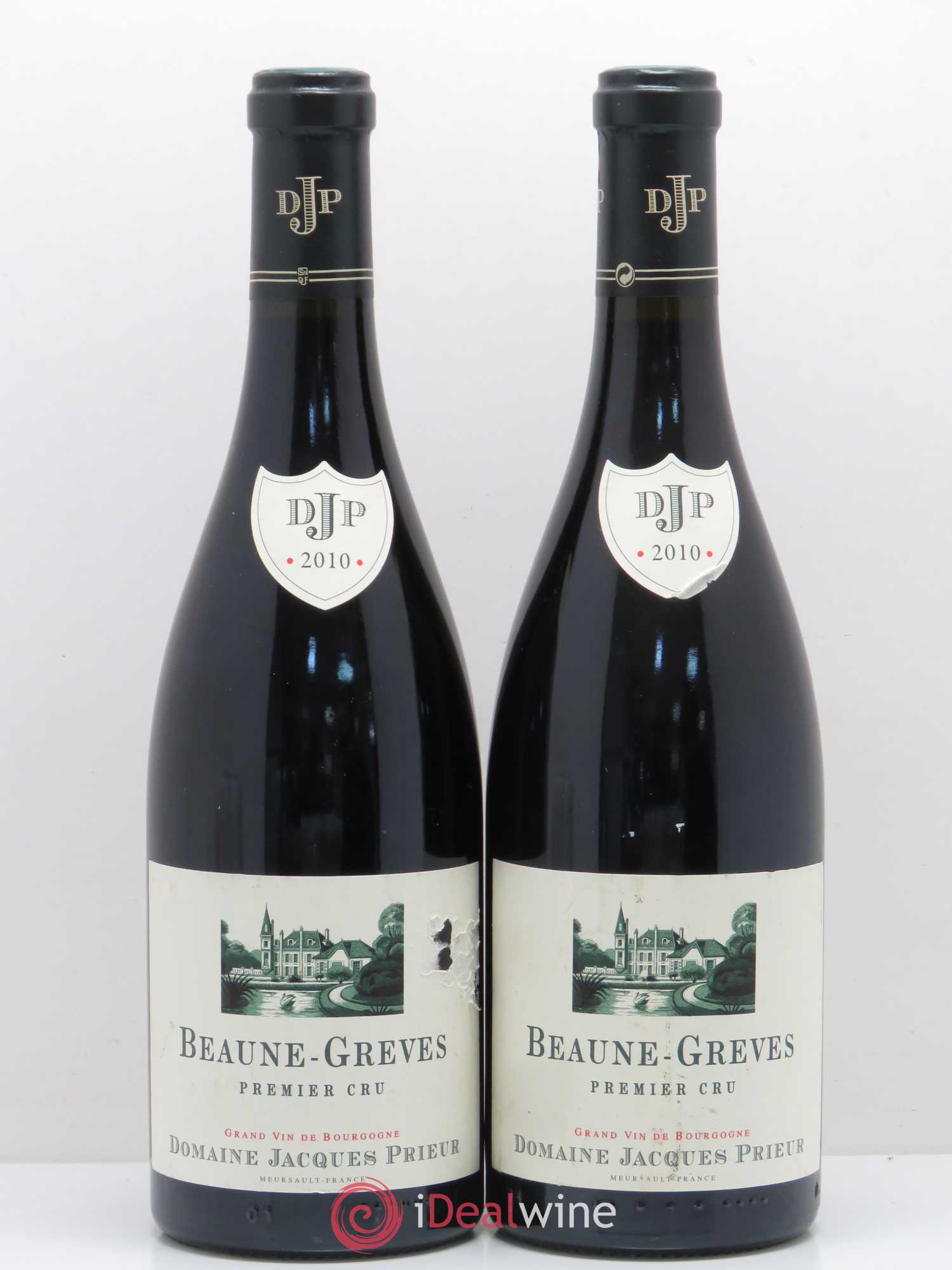 Beaune 1er Cru Grèves Jacques Prieur (Domaine) 2010 - Lot de 2 bouteilles - 0