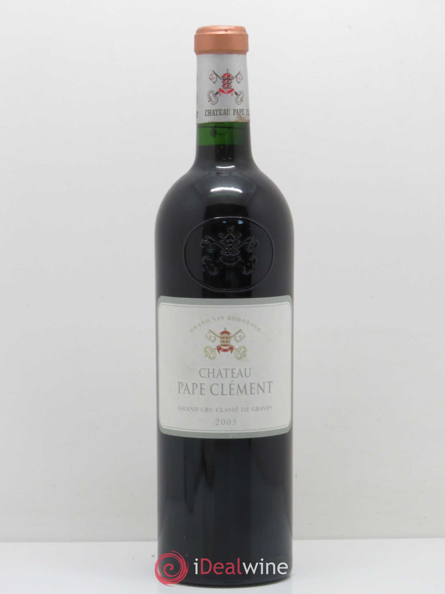 Château Pape Clément Cru Classé de Graves 2003 - Lot de 1 bouteille - 0