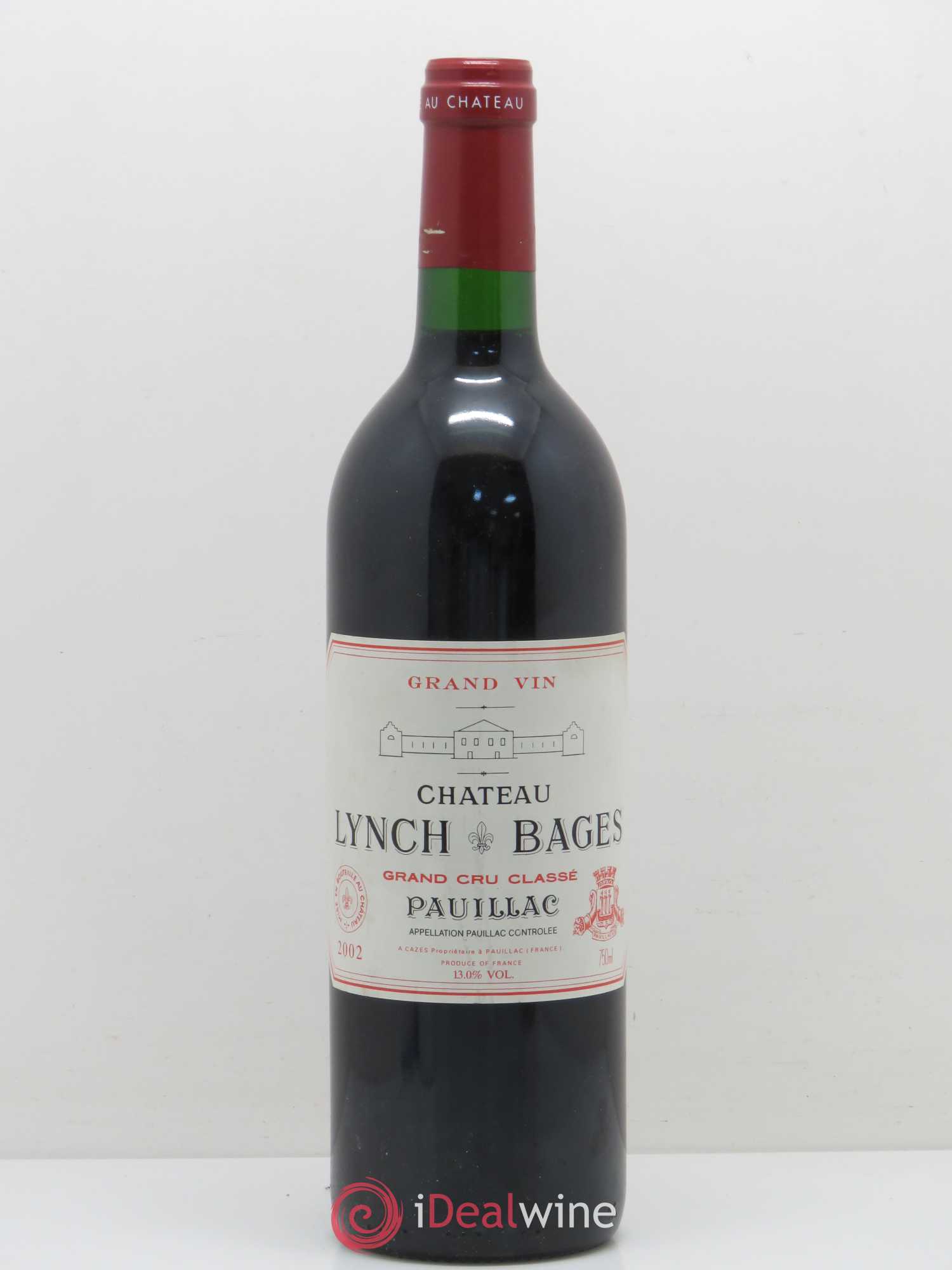 Château Lynch Bages 5ème Grand Cru Classé 2002 - Lot de 1 bouteille - 0