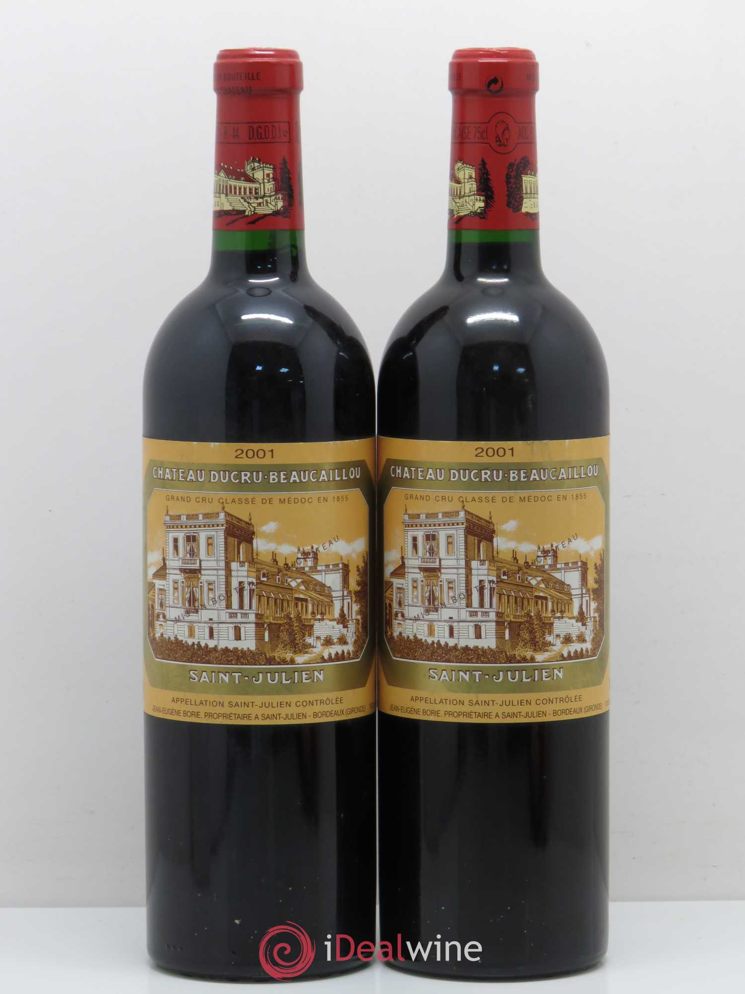 Château Ducru Beaucaillou 2ème Grand Cru Classé 2001 - Lot de 2 bouteilles - 0