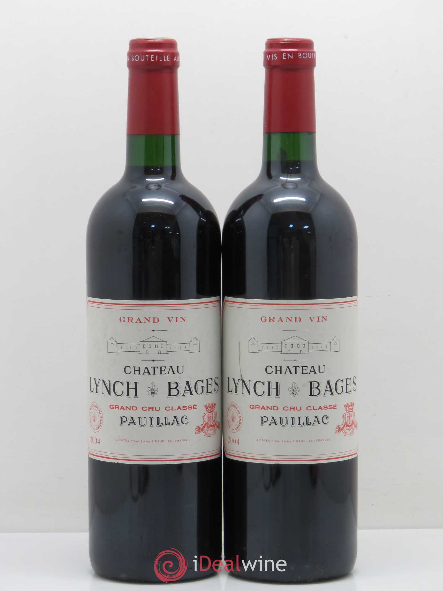 Château Lynch Bages 5ème Grand Cru Classé 2004 - Lot de 2 bouteilles - 0