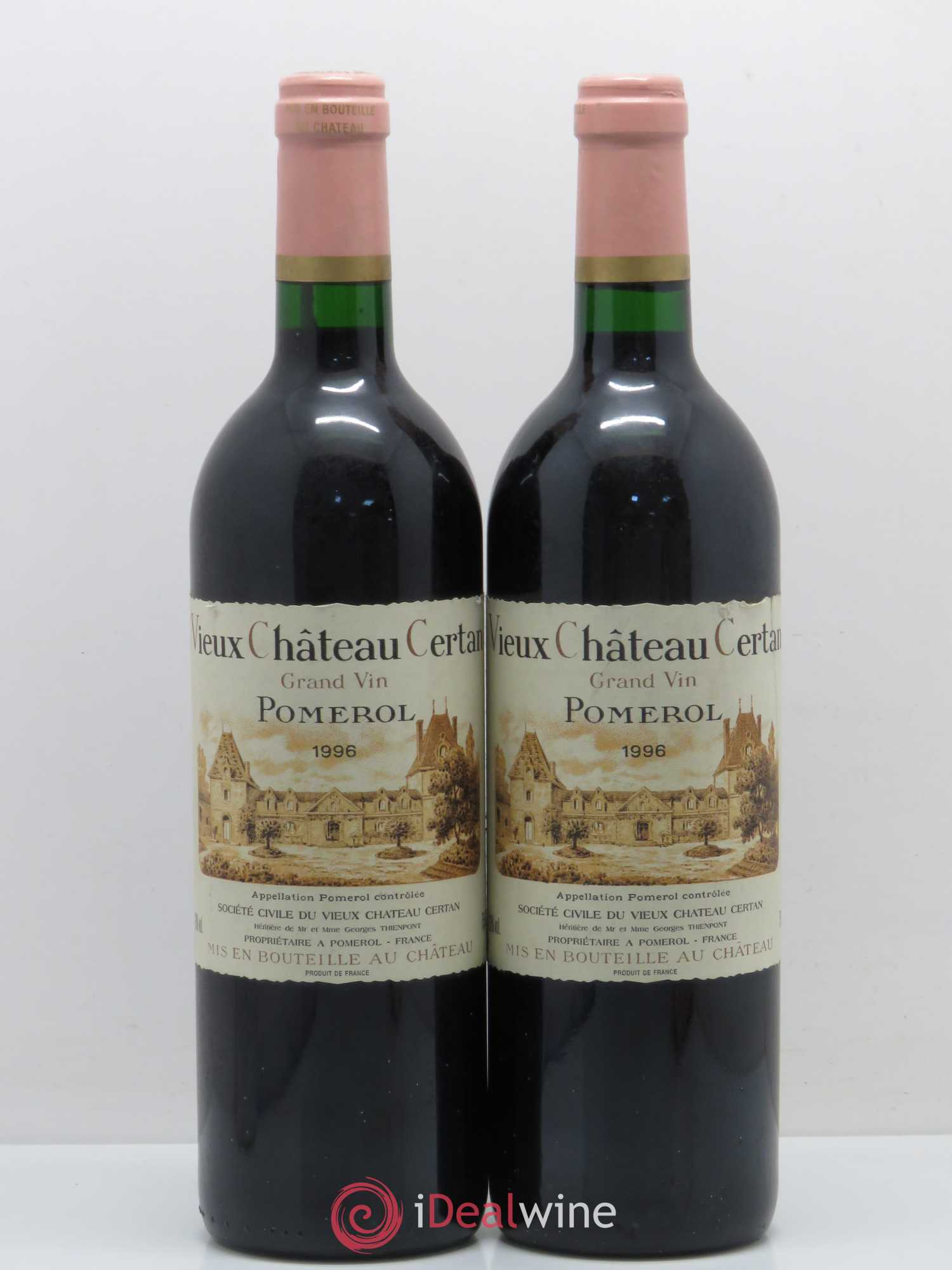 Vieux Château Certan 1996 - Lot de 2 bouteilles - 0
