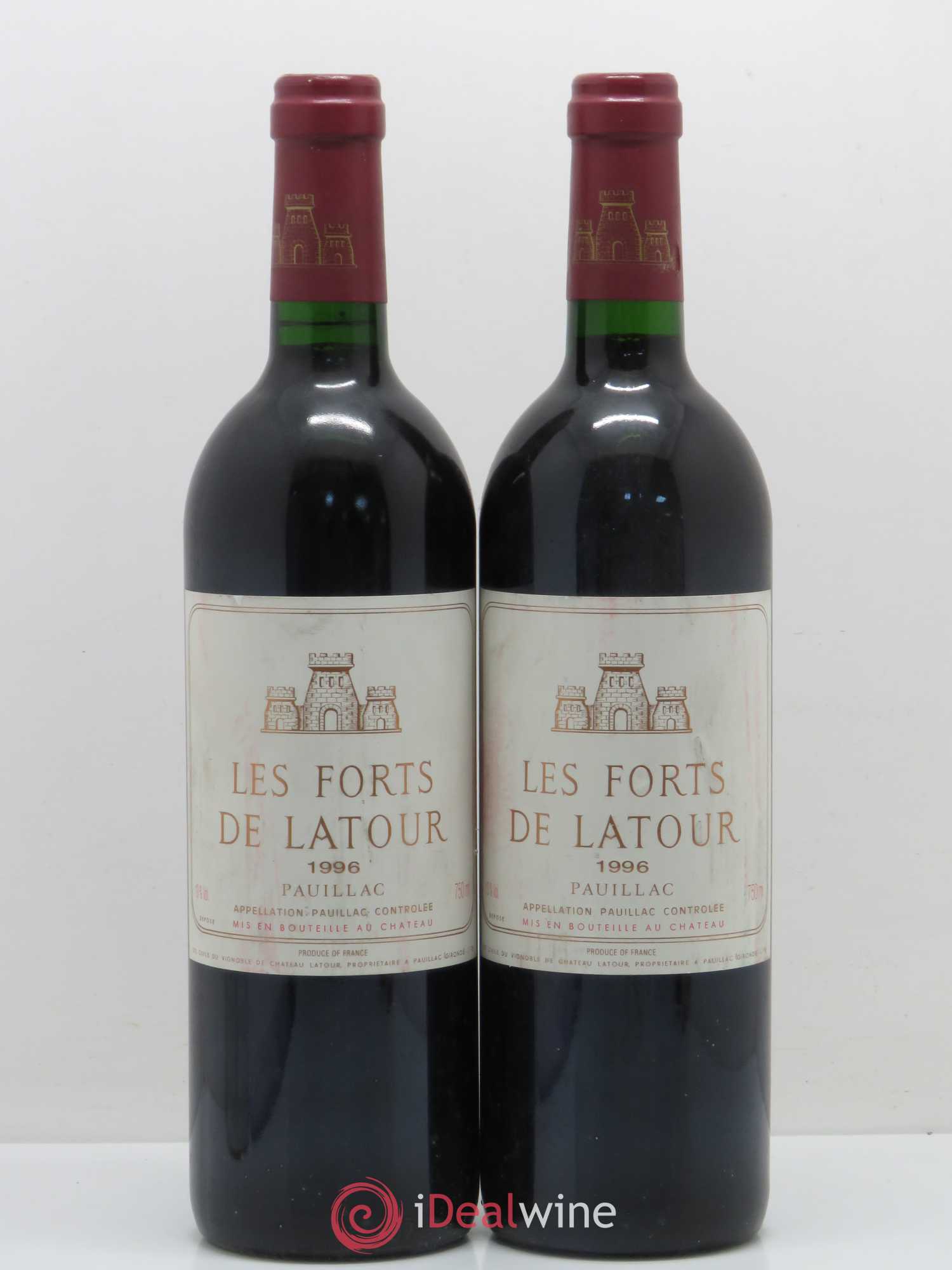 Les Forts de Latour Second Vin 1996 - Lot de 2 bouteilles - 0