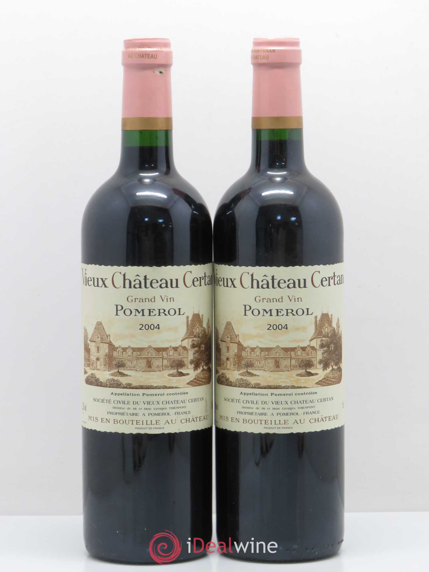 Vieux Château Certan 2004 - Lot de 2 bouteilles - 0