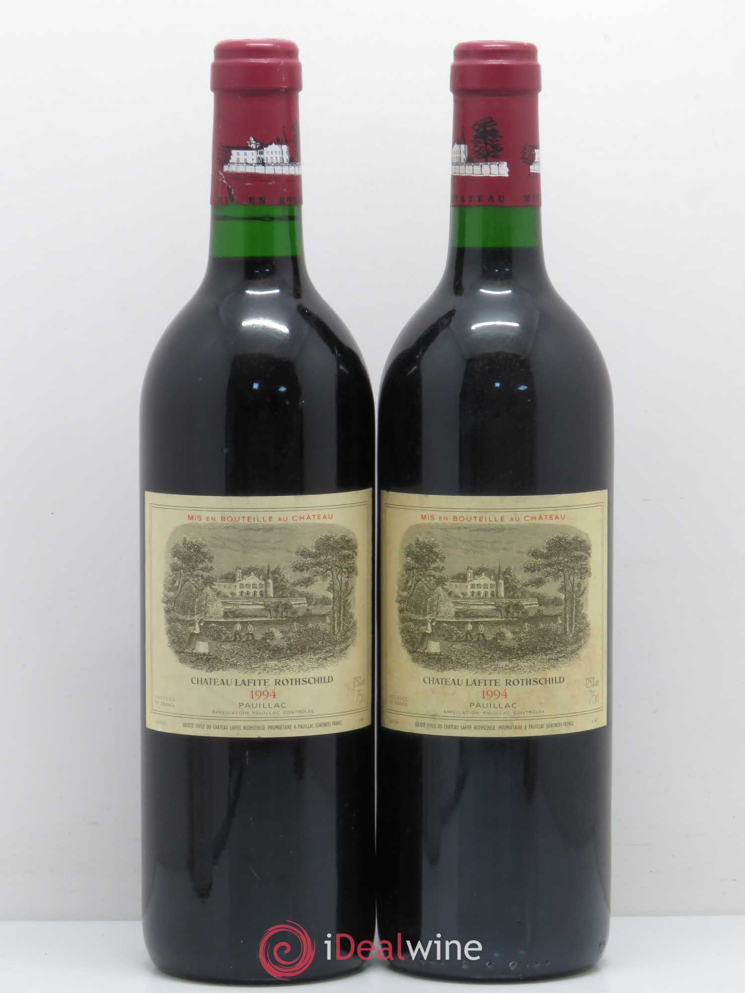 Château Lafite Rothschild 1er Grand Cru Classé 1994 - Lot de 2 bouteilles - 0