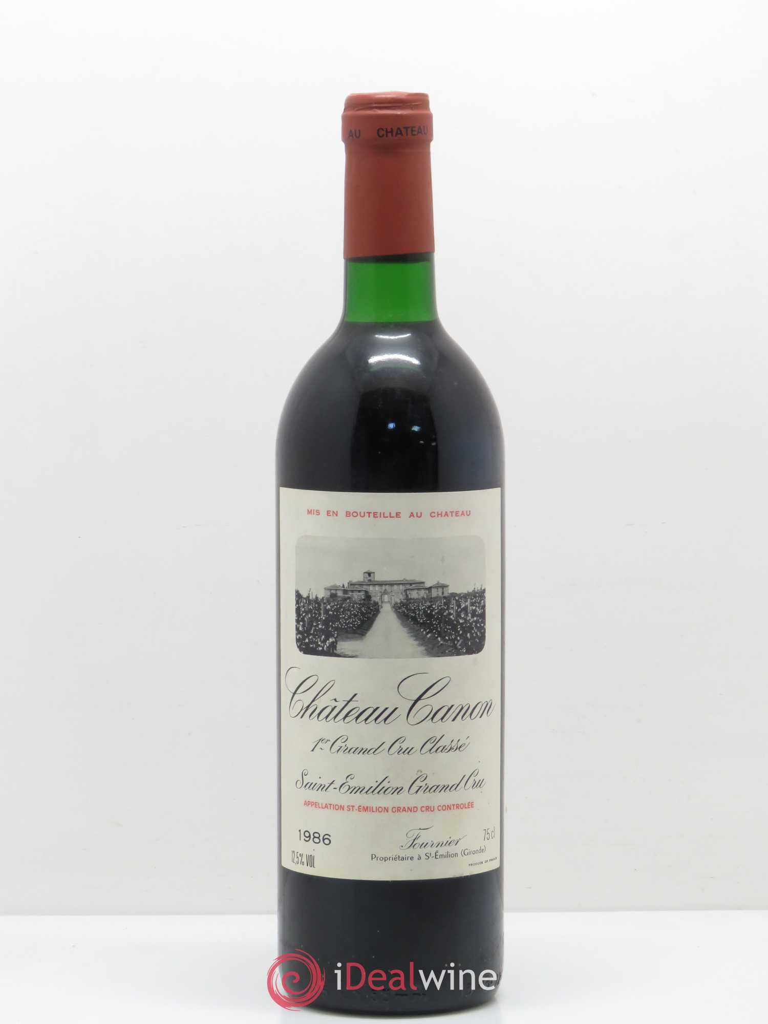 Château Canon 1er Grand Cru Classé B 1986 - Lot de 1 bouteille - 0