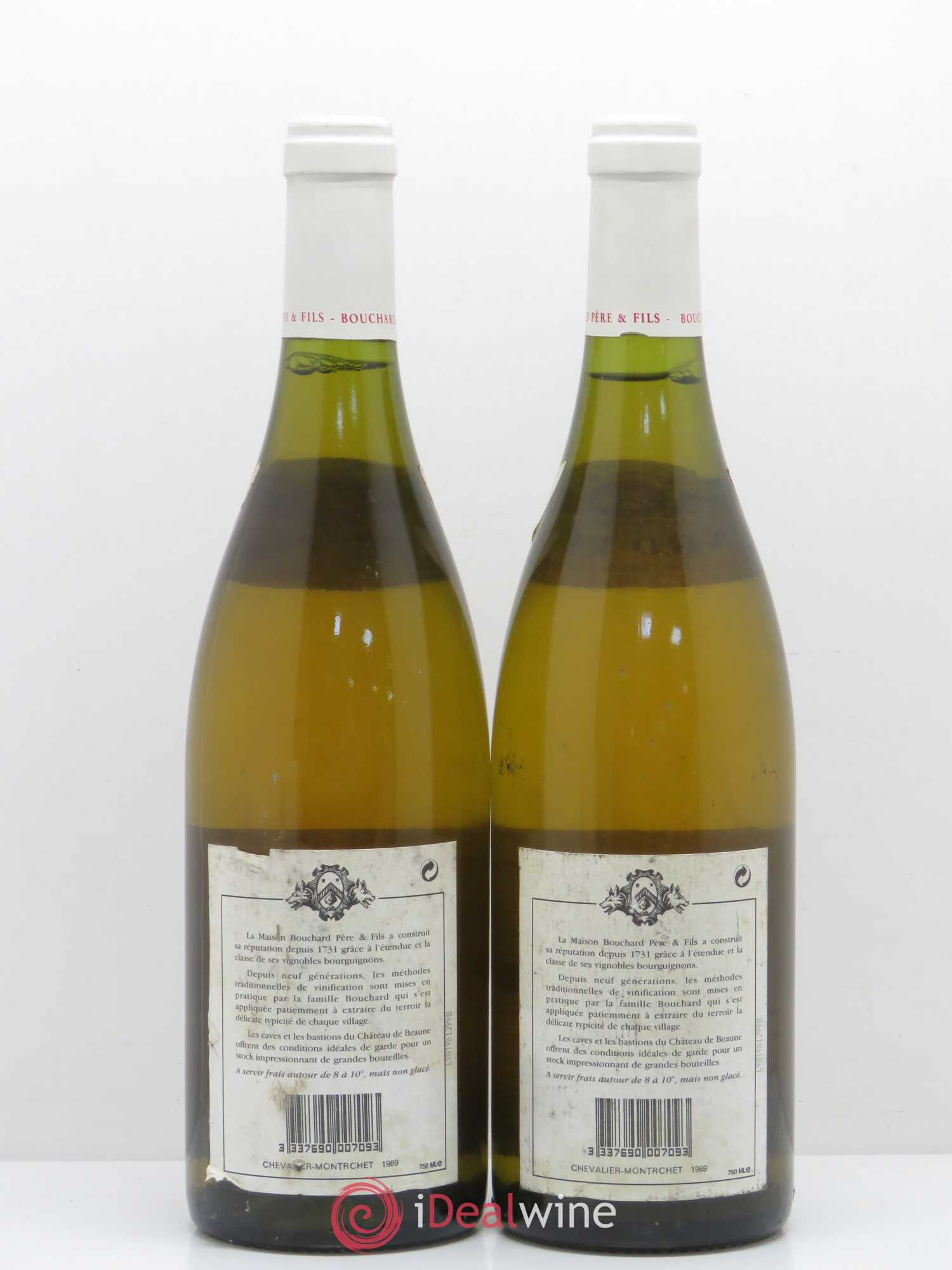 Chevalier-Montrachet Grand Cru Bouchard Père & Fils 1989 - Lot de 2 bouteilles - 1