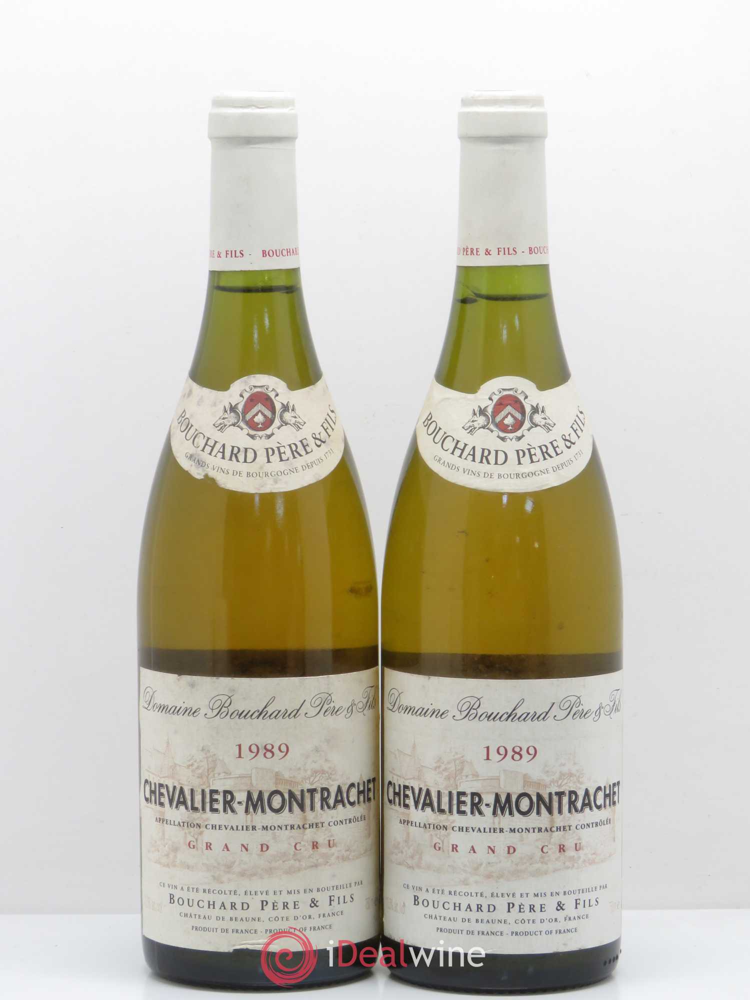 Chevalier-Montrachet Grand Cru Bouchard Père & Fils 1989 - Lot de 2 bouteilles - 0