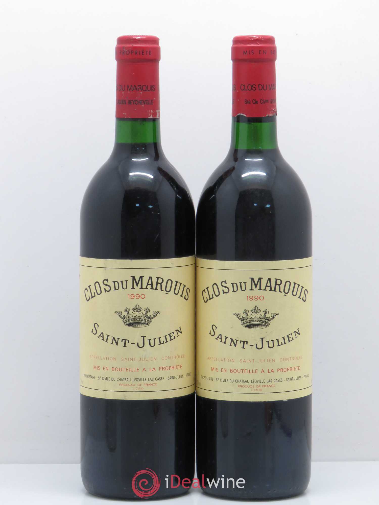 Clos du Marquis 1990 - Lot de 2 bouteilles - 0