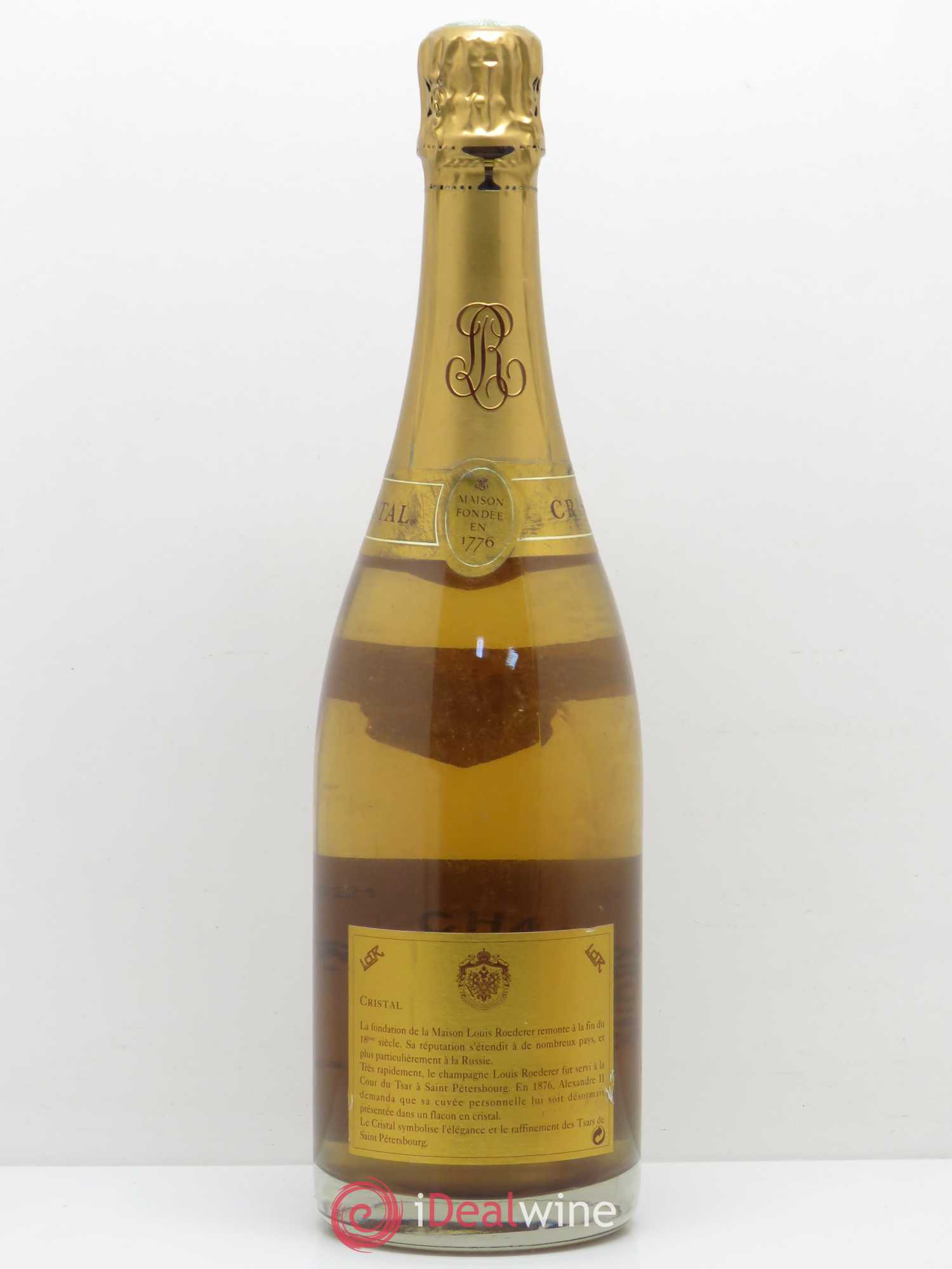 Cristal Louis Roederer 1990 - Lot de 1 bouteille - 1