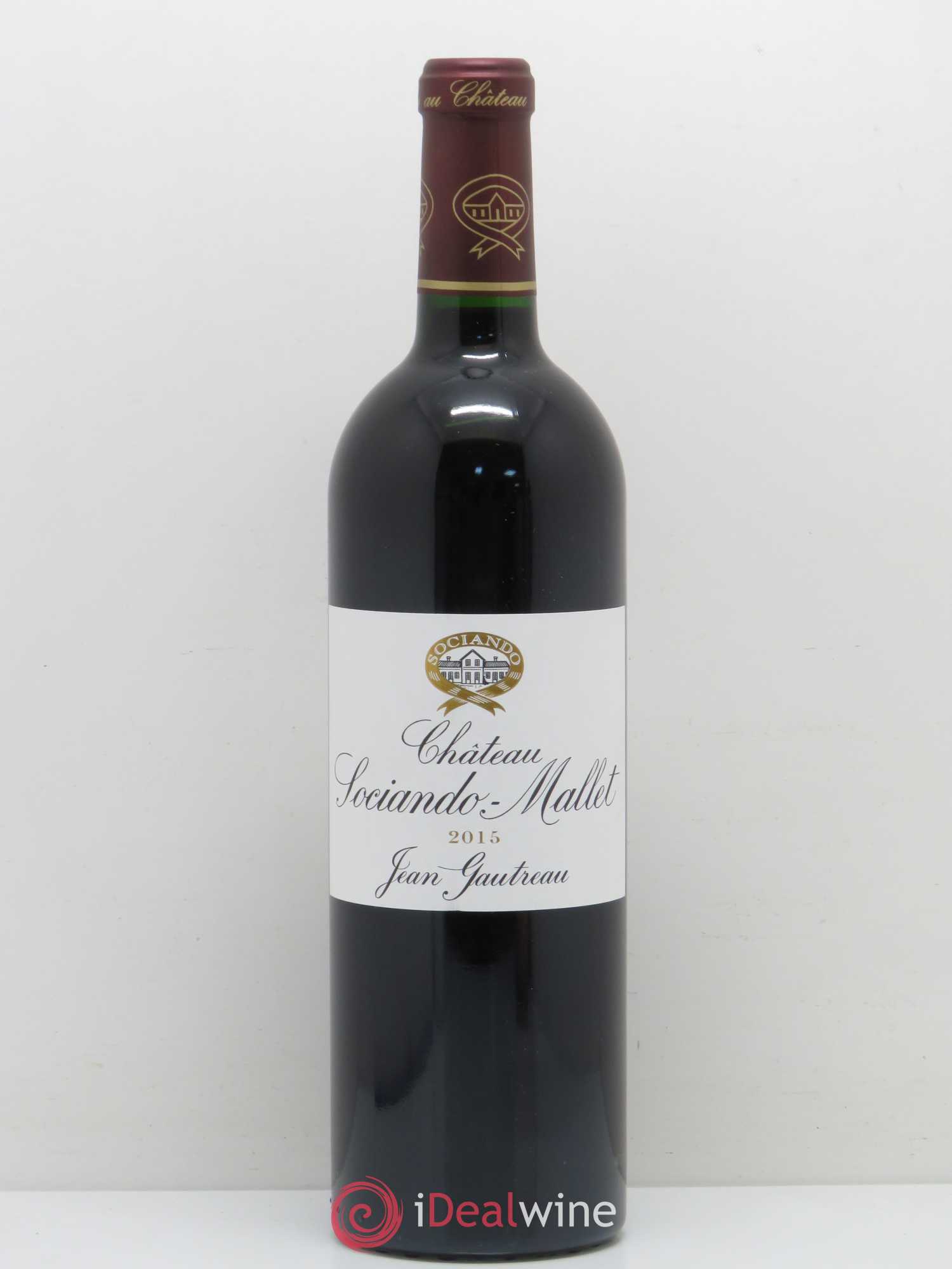 Château Sociando Mallet 2015 - Lot de 1 bouteille - 0