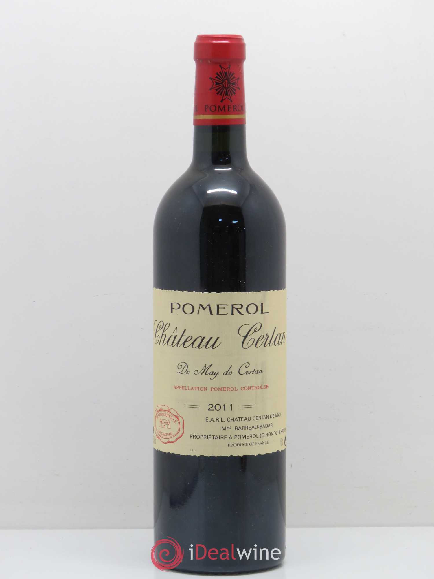 Château Certan de May 2011 - Lot de 1 bouteille - 0