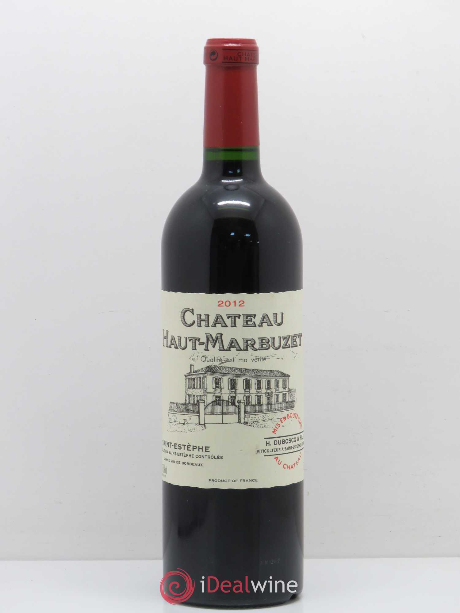 Château Haut Marbuzet 2012 - Lot de 1 bouteille - 0