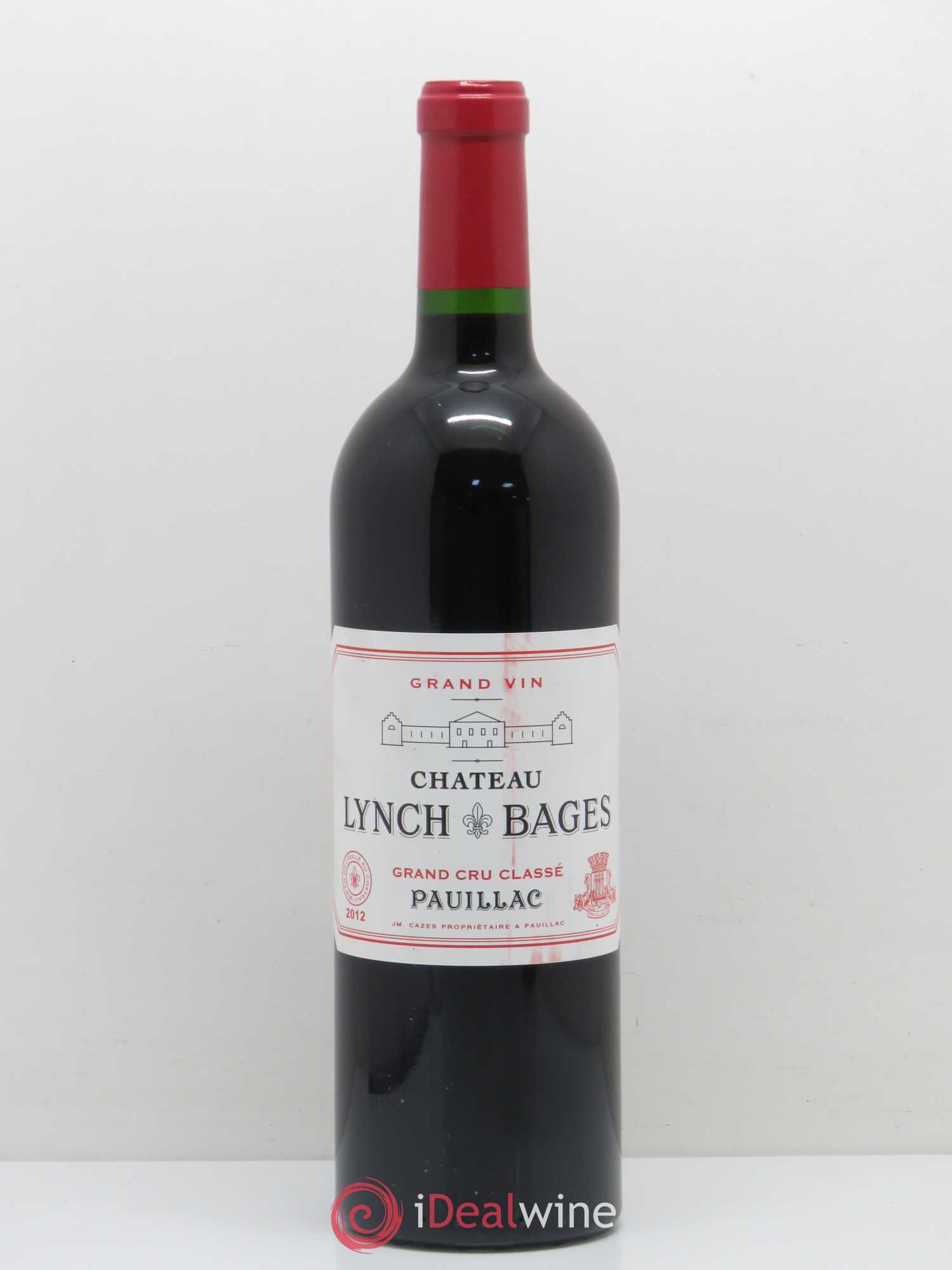 Château Lynch Bages 5ème Grand Cru Classé 2012 - Lot de 1 bouteille - 0