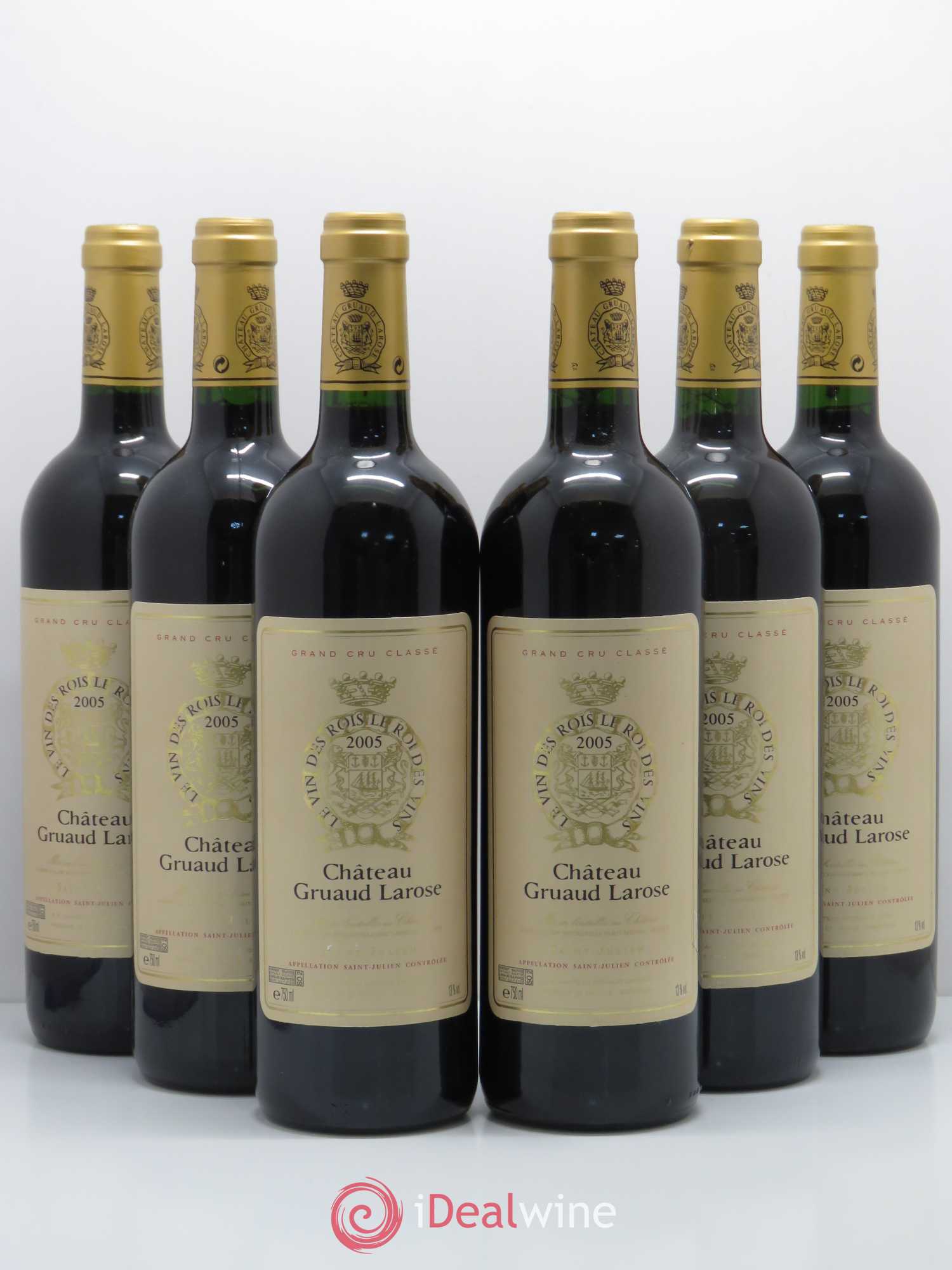 Château Gruaud Larose 2ème Grand Cru Classé 2005 - Lot de 6 bouteilles - 0