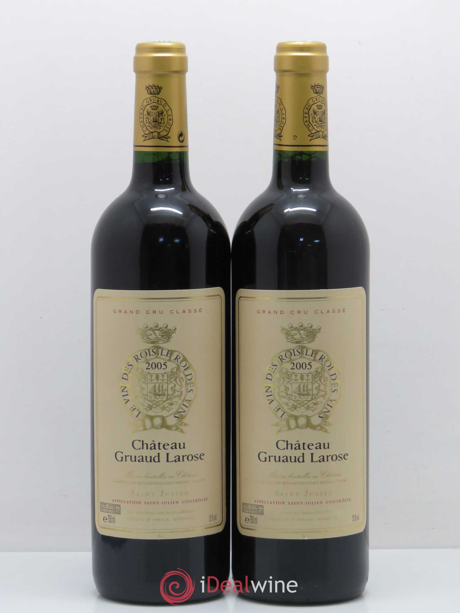 Château Gruaud Larose 2ème Grand Cru Classé 2005 - Lot de 2 bouteilles - 0