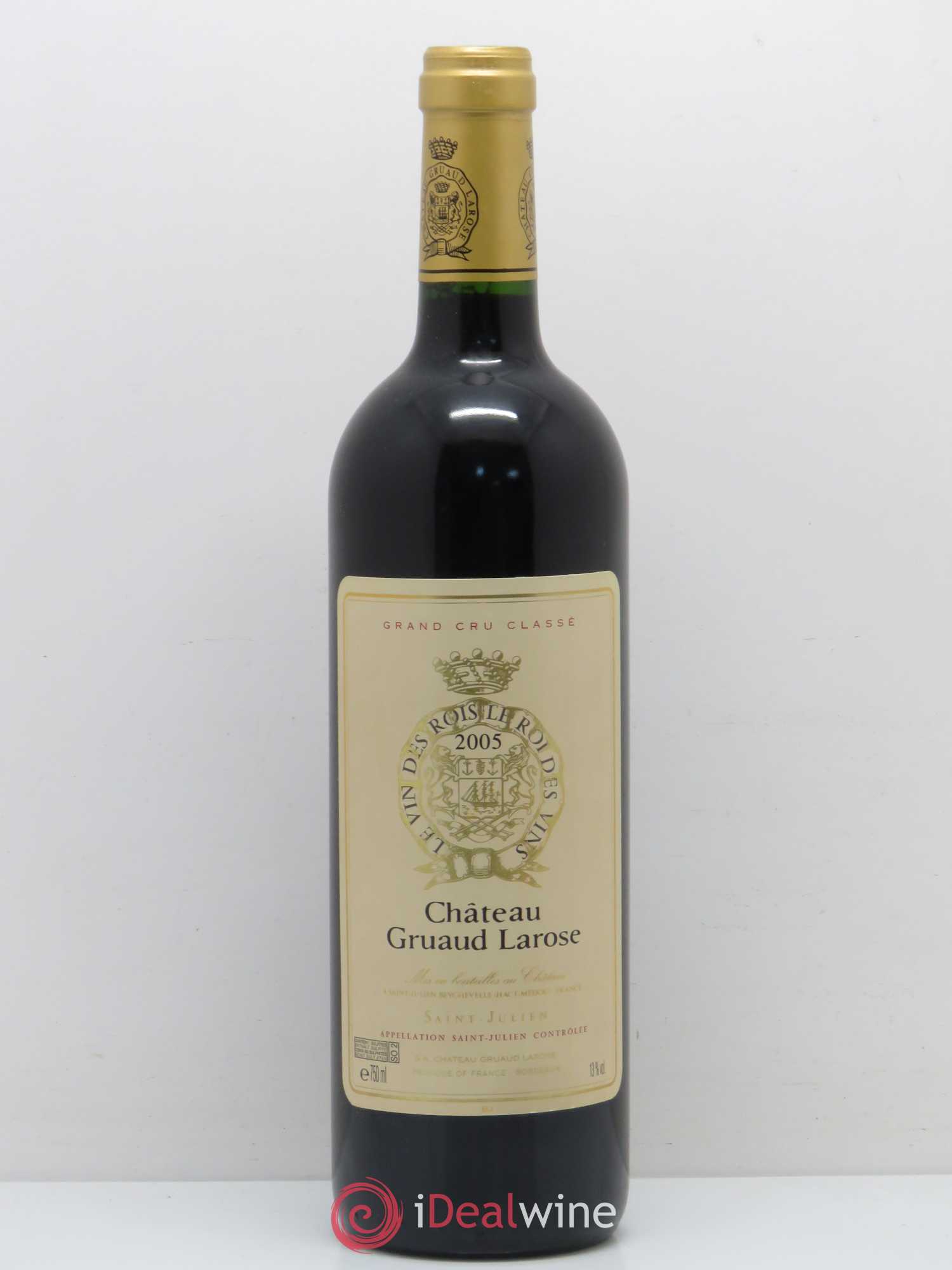 Château Gruaud Larose 2ème Grand Cru Classé 2005 - Lot de 1 bouteille - 0