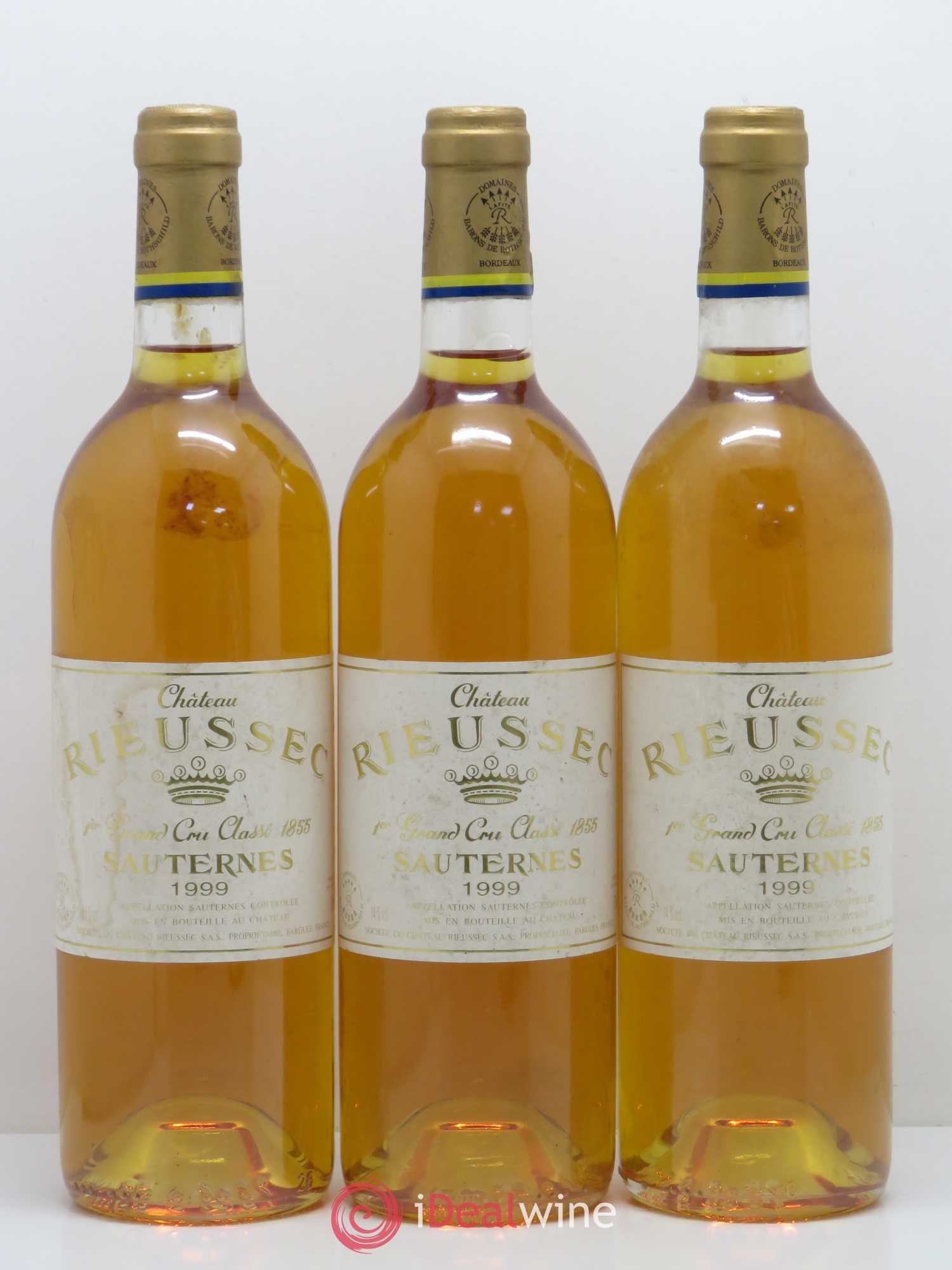 Château Rieussec 1er Grand Cru Classé 1999 - Lotto di 6 bottiglie - 2