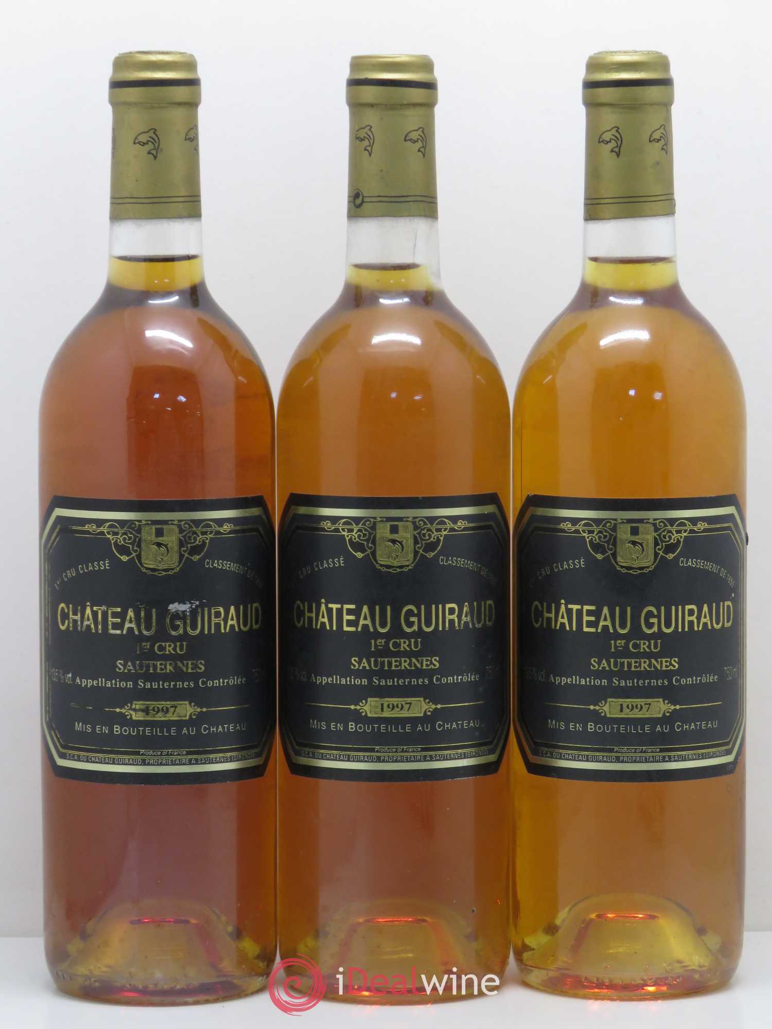 Château Guiraud 1er Grand Cru Classé 1997 - Lotto di 3 bottiglie - 0