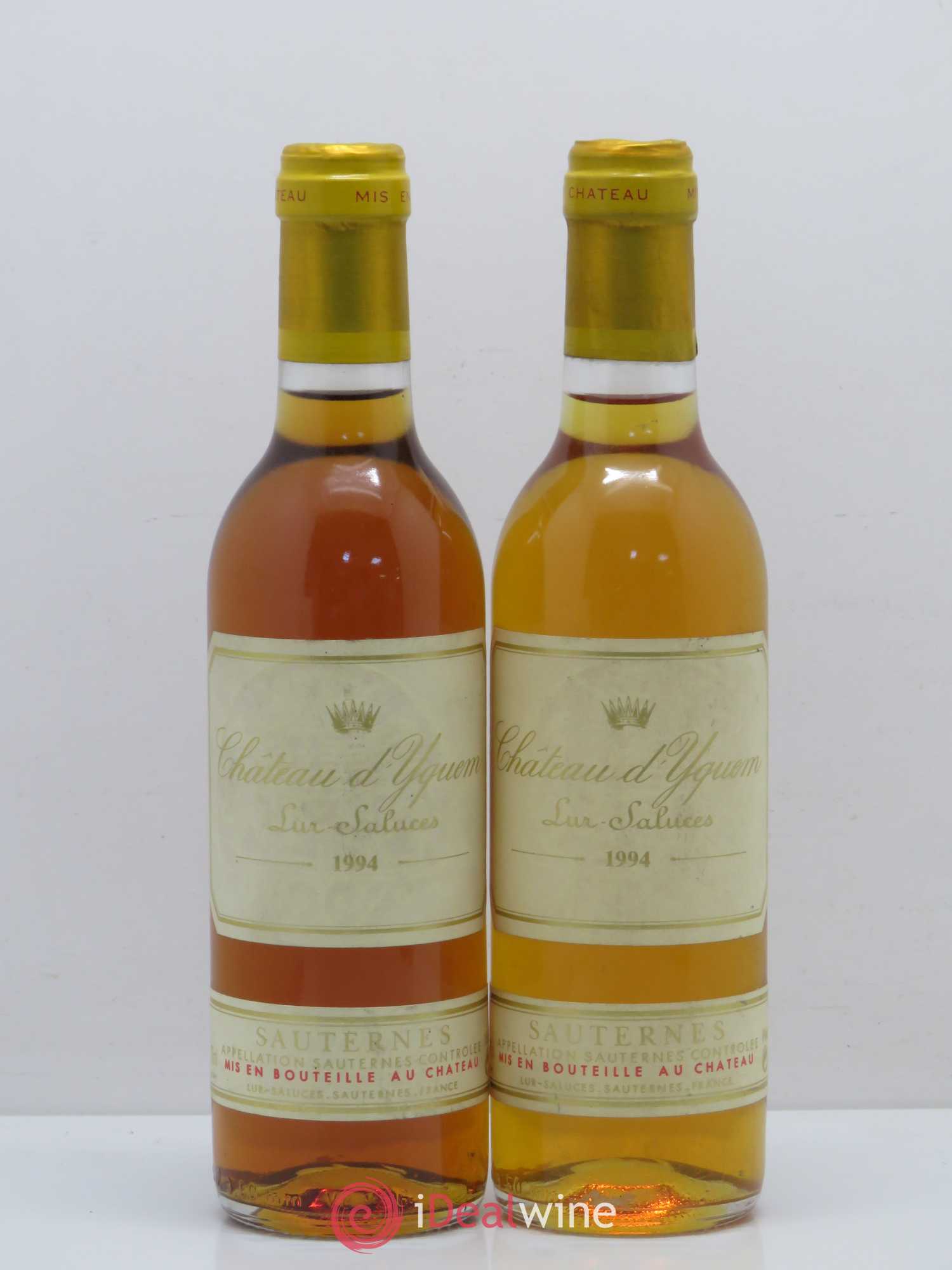 Château d' Yquem 1er Cru Classé Supérieur 1994 - Posten von 2 Demi-Flaschen - 0
