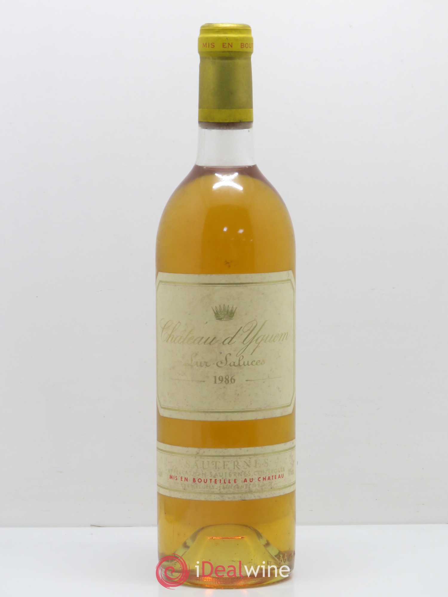 Château d' Yquem 1er Cru Classé Supérieur 1986 - Lotto di 1 bottiglia - 0