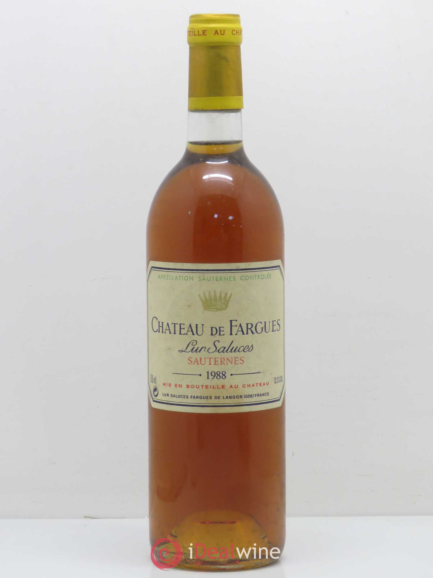 Château de Fargues 1988 - Lotto di 1 bottiglia - 0