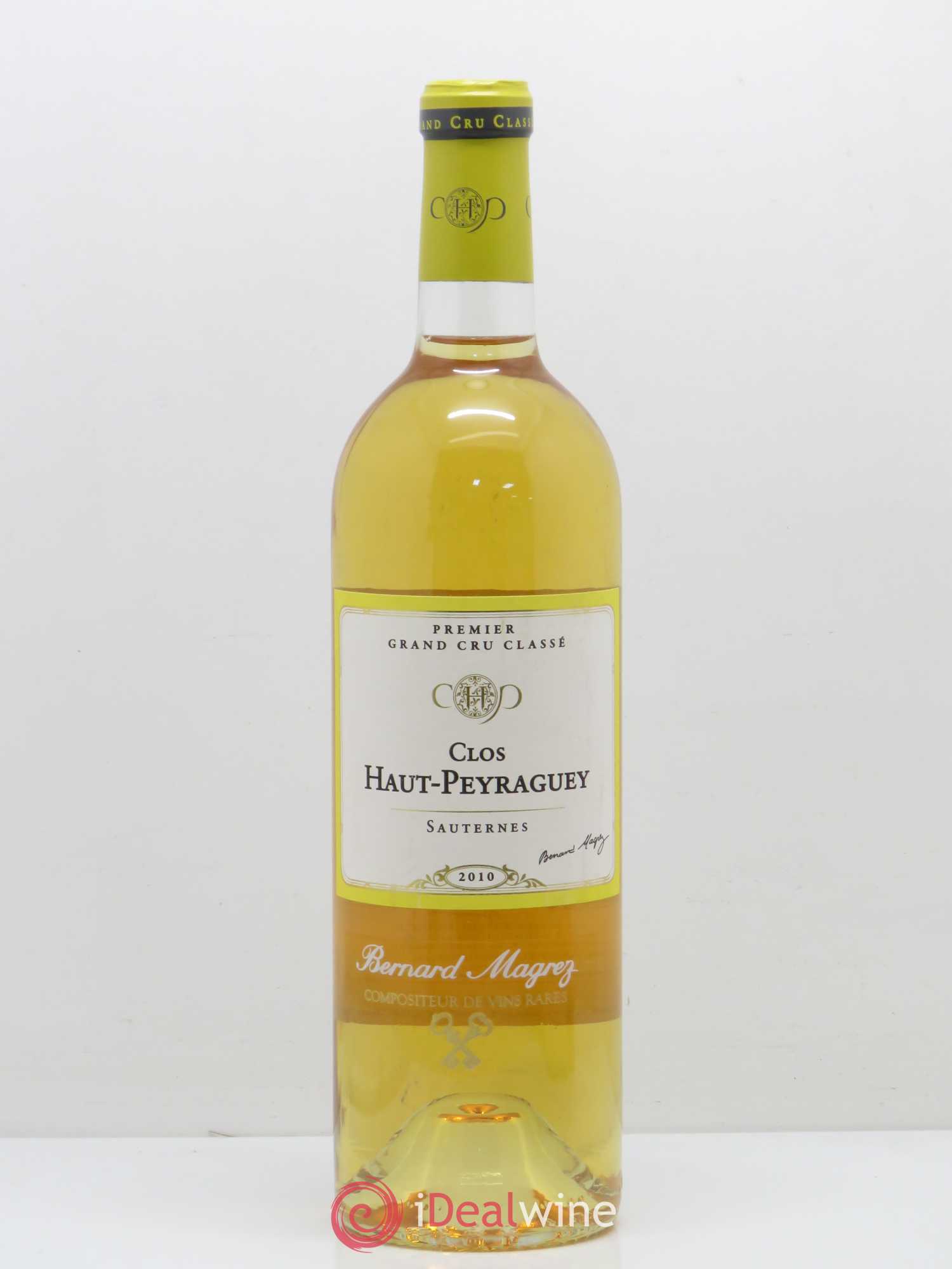 Clos Haut-Peyraguey 1er Grand Cru Classé 2010 - Lotto di 1 bottiglia - 0