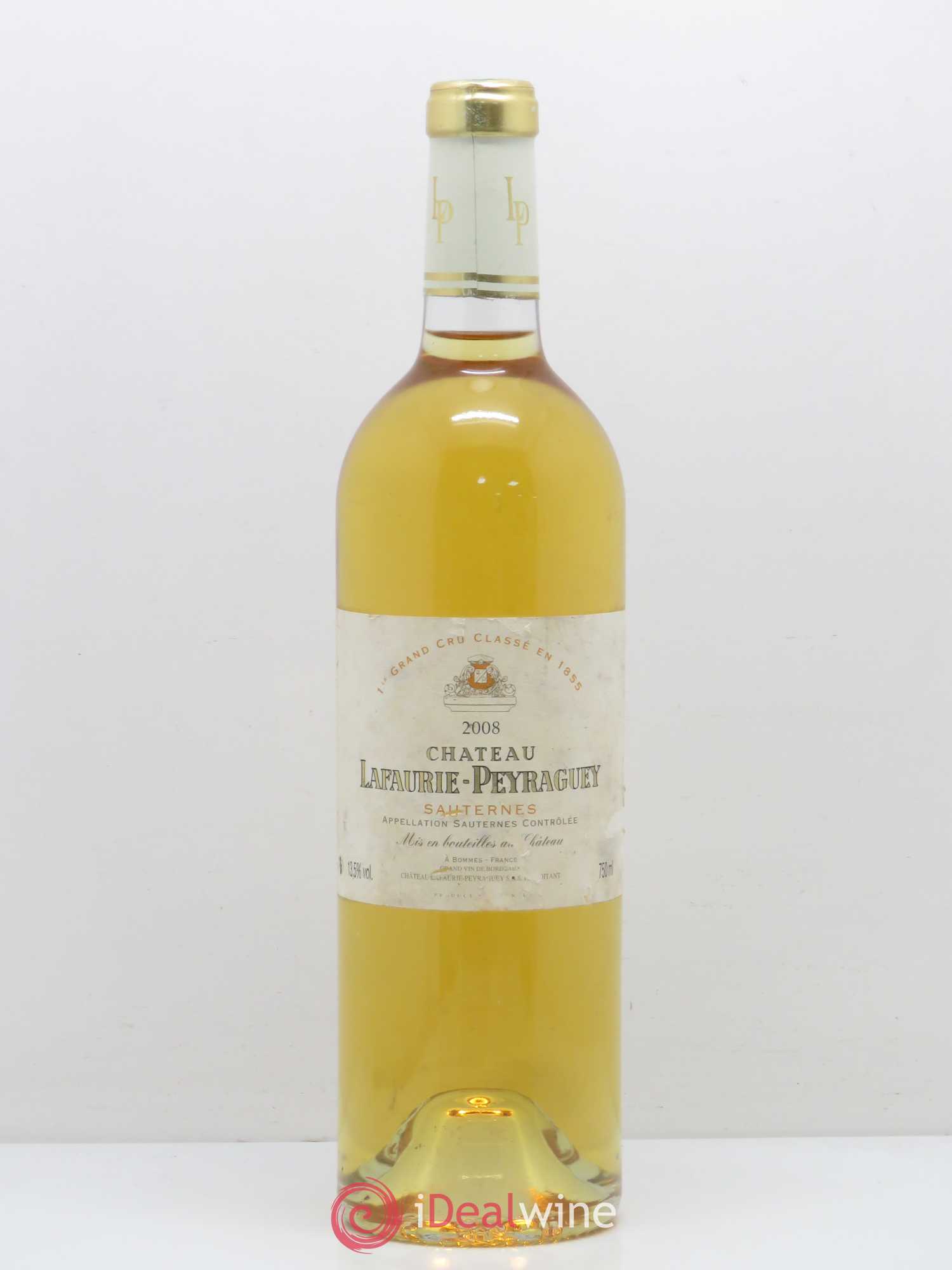 Château Lafaurie-Peyraguey 1er Grand Cru Classé 2008 - Lot de 1 bouteille - 0