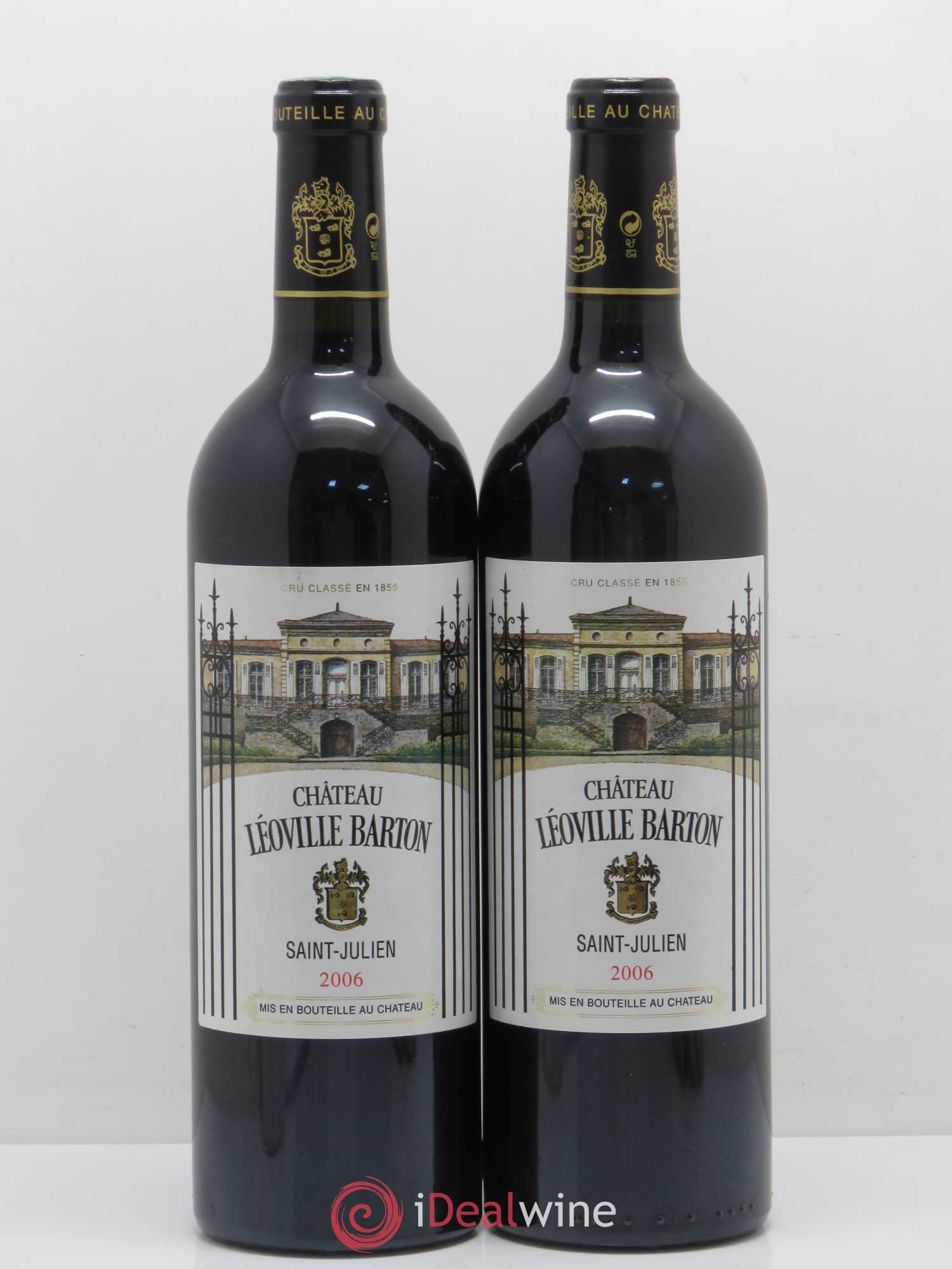 Château Léoville Barton 2ème Grand Cru Classé 2006 - Lot de 2 bouteilles - 0