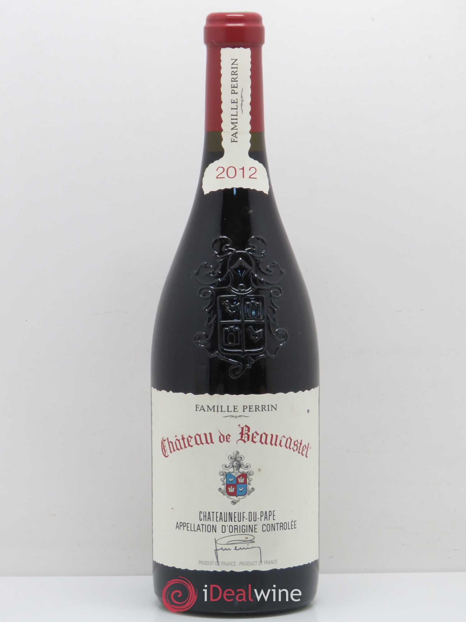Châteauneuf-du-Pape Château de Beaucastel Famille Perrin 2012 - Lot de 1 bouteille - 0