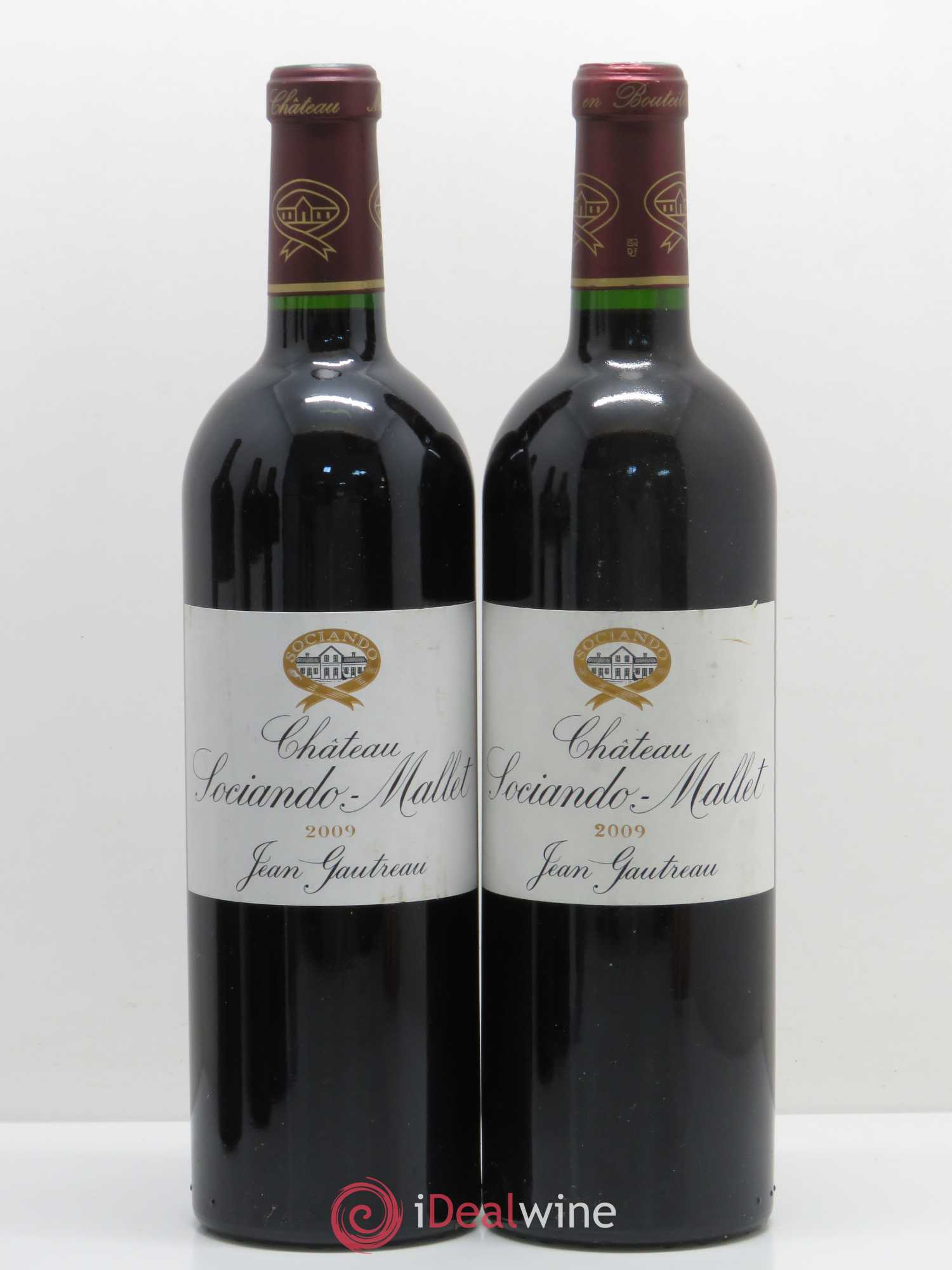 Château Sociando Mallet 2009 - Lot de 5 bouteilles - 1