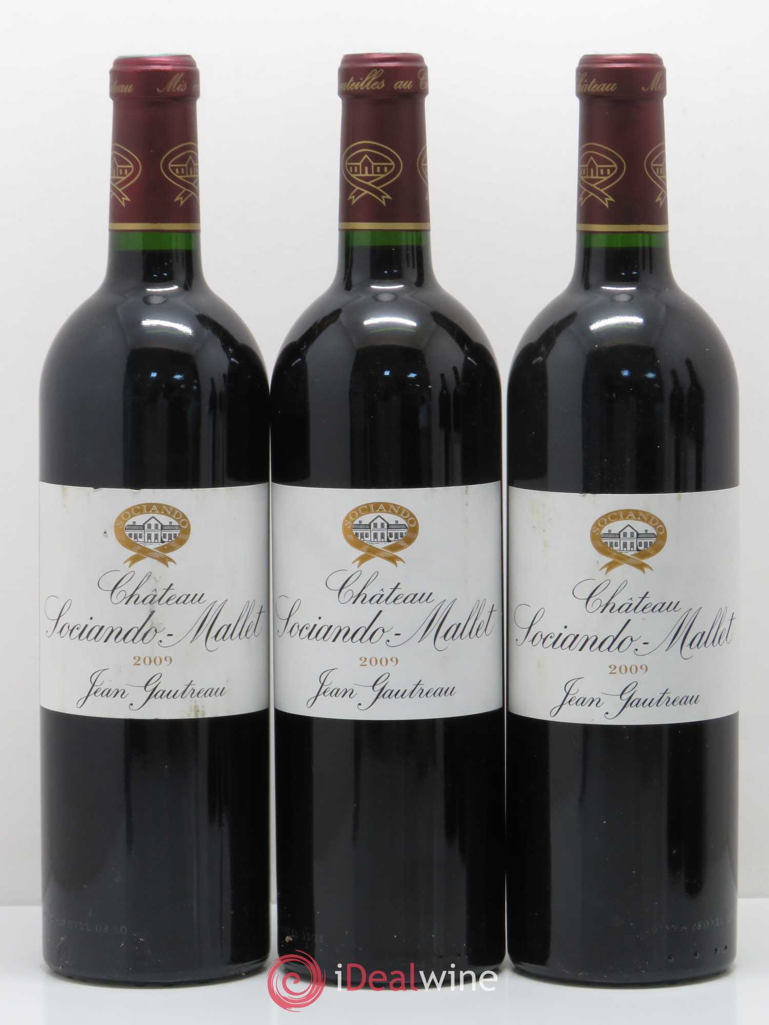 Château Sociando Mallet 2009 - Lot de 5 bouteilles - 2