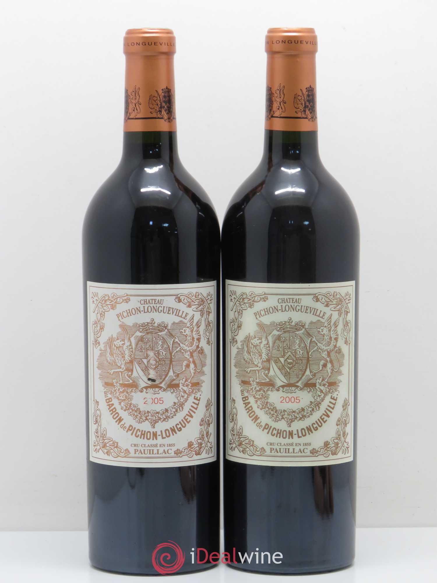 Pichon Longueville Baron 2ème Grand Cru Classé 2005 - Lot de 2 bouteilles - 0