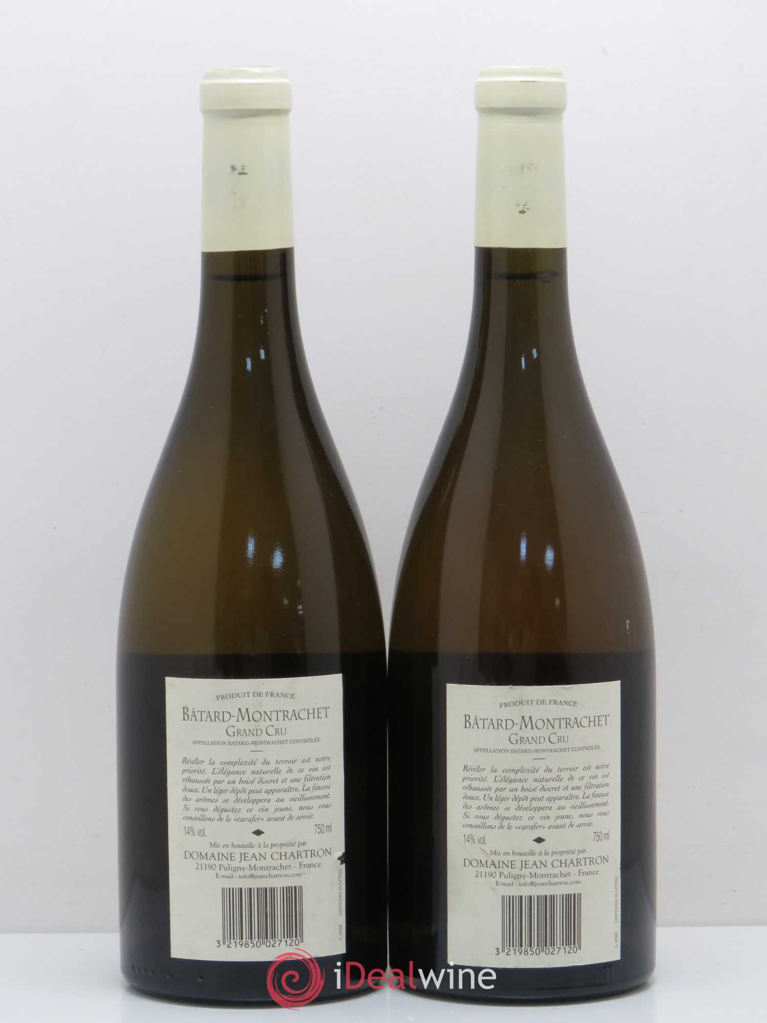 Bâtard-Montrachet Grand Cru Domaine Jean Chartron 2004 - Posten von 2 Flaschen - 1