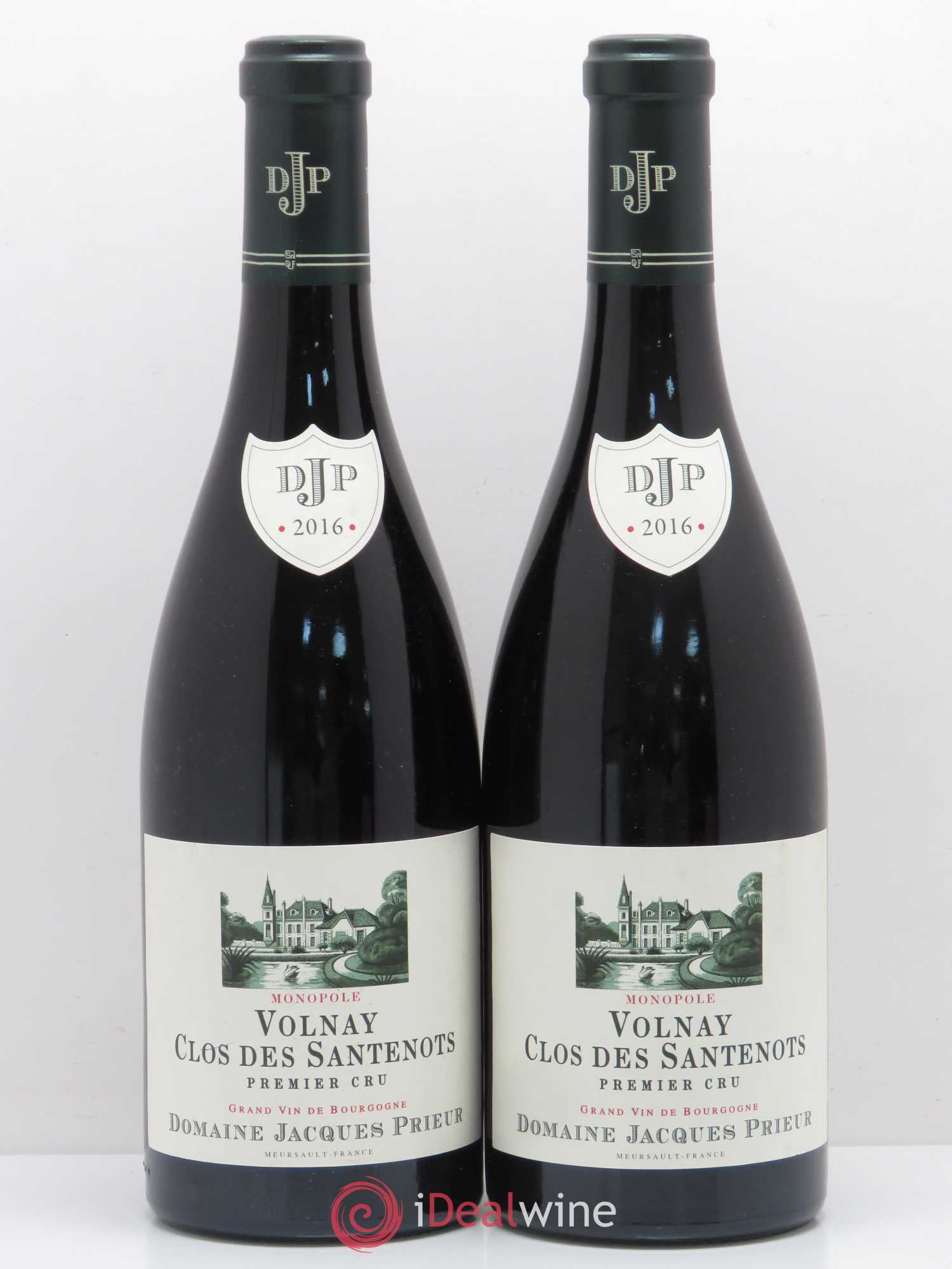 Volnay 1er Cru Clos des Santenots Jacques Prieur (Domaine) 2016 - Lot de 2 bouteilles - 0