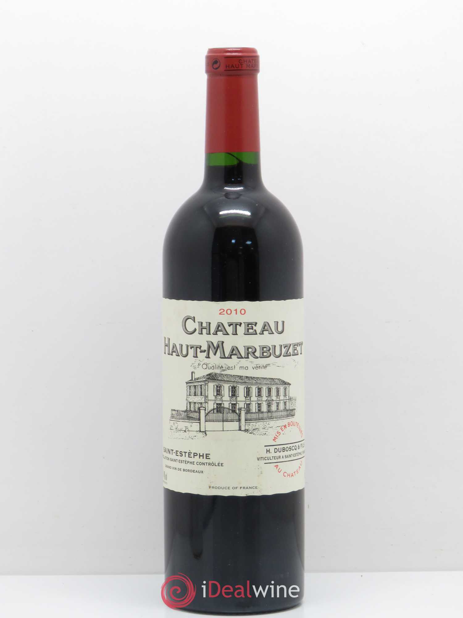 Château Haut Marbuzet 2010 - Lot de 1 bouteille - 0