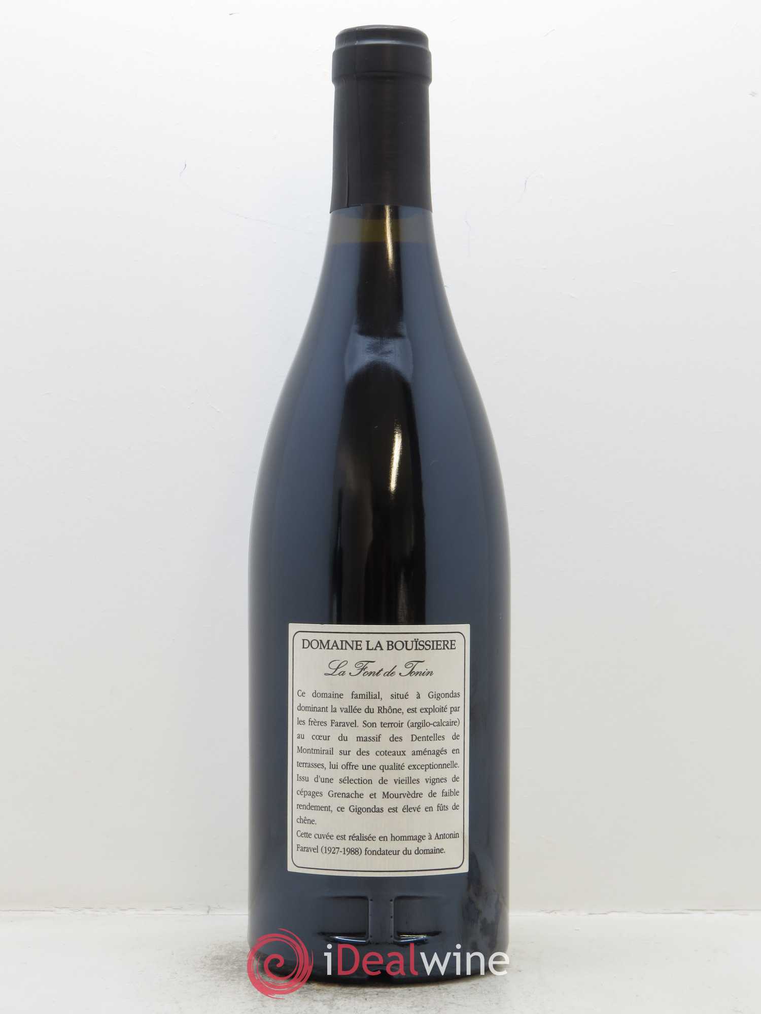 Gigondas La Font de Tonin La Bouïssière 2015 - Lot de 1 bouteille - 1