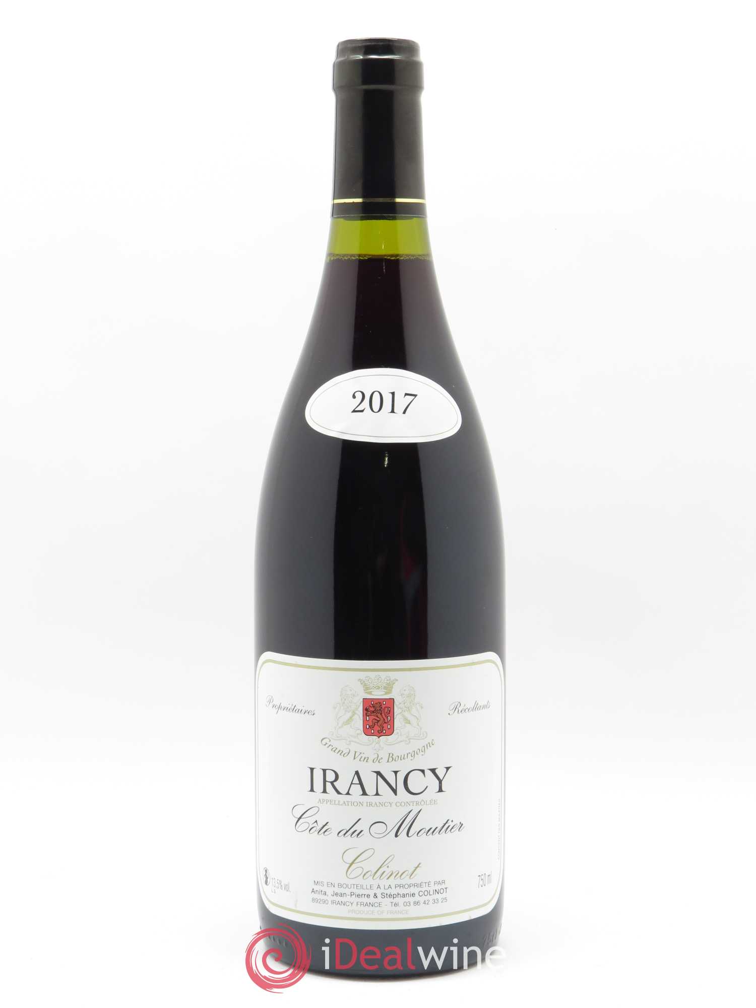 Irancy Côte de Moutier Colinot 2017 - Lot de 1 bouteille - 0