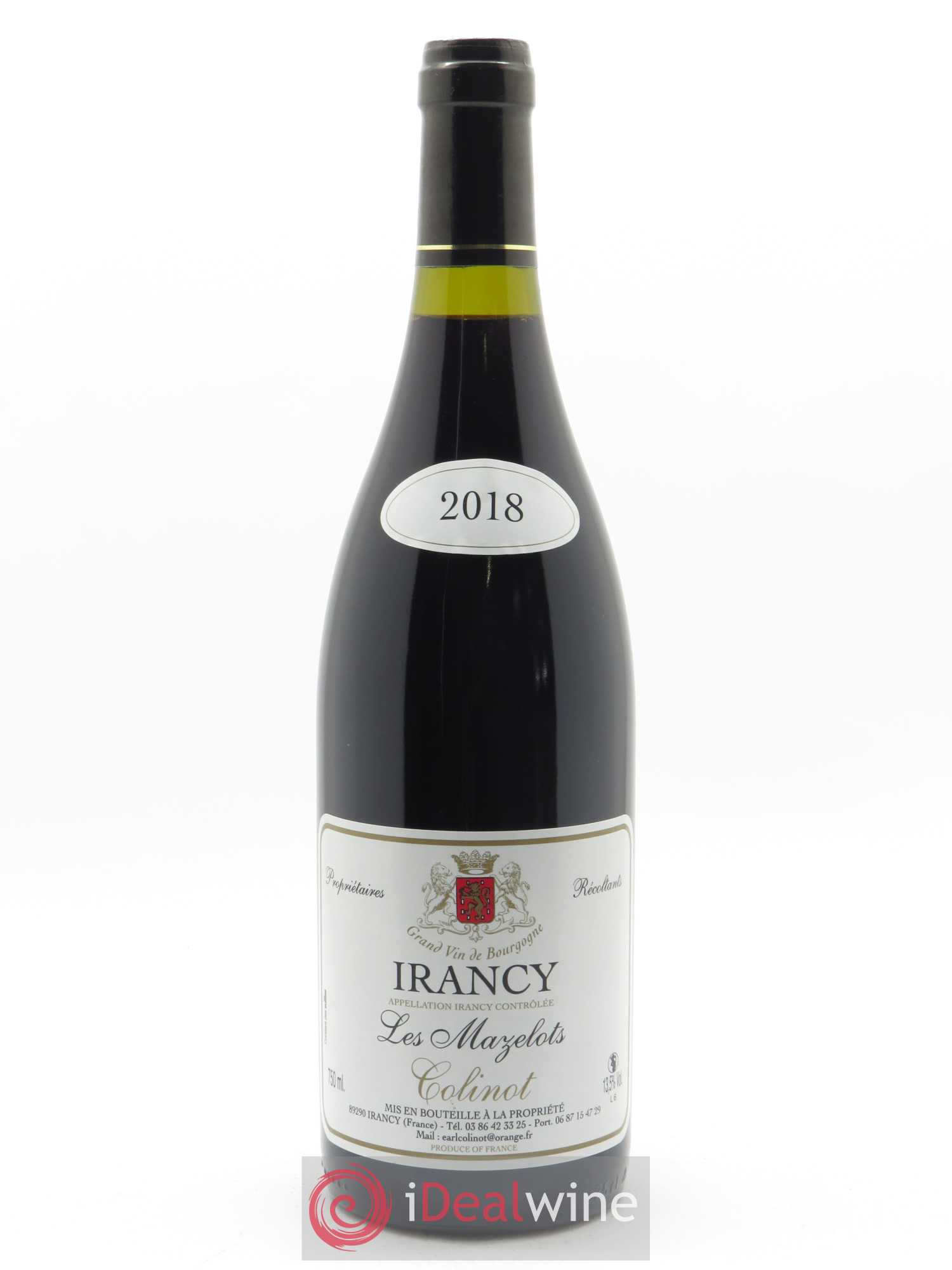 Irancy Les Mazelots Stéphanie Colinot 2018 - Lot of 1 bottle - 0