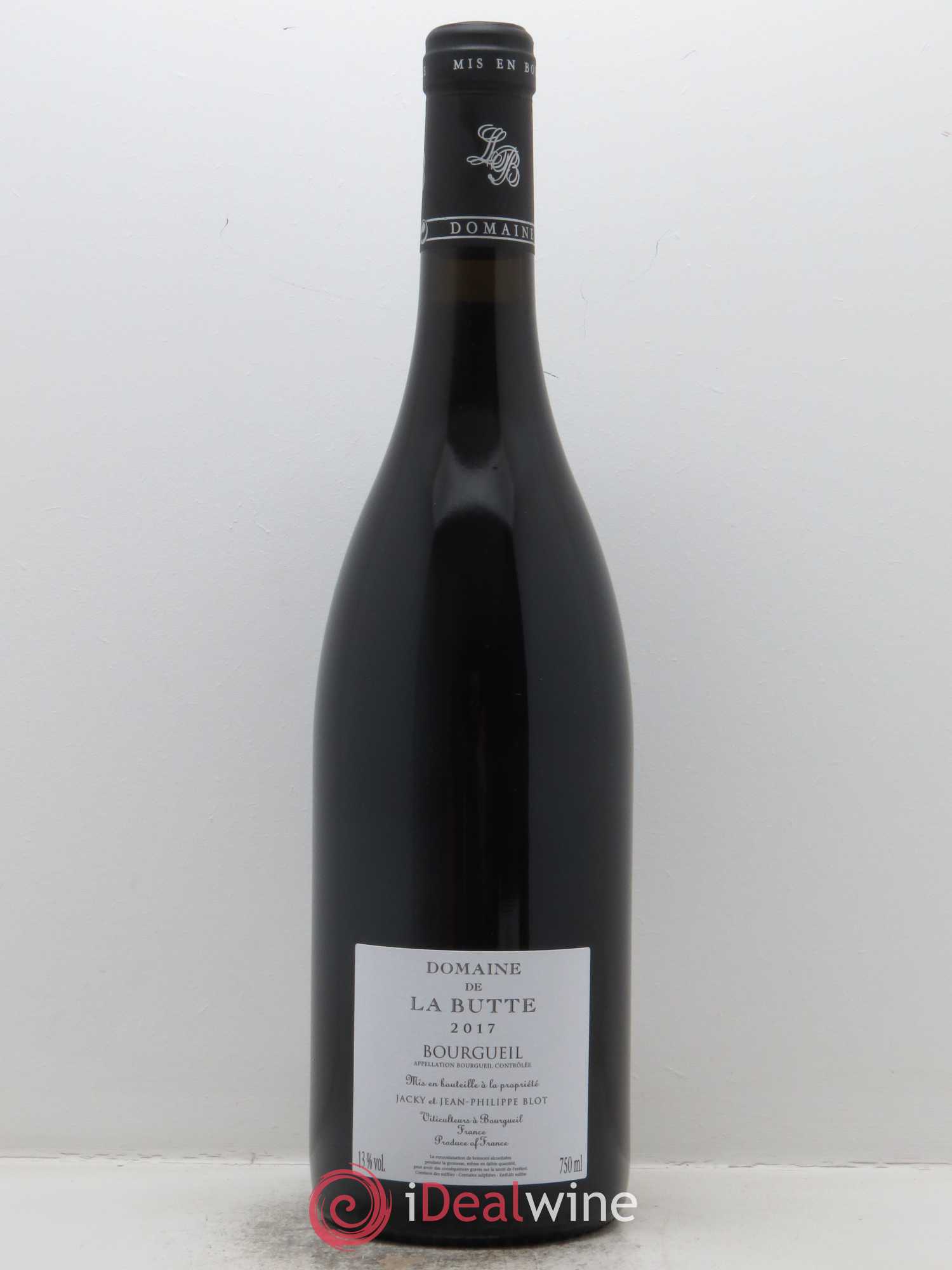 Bourgueil Mi-Pente Domaine de La Butte - Jacky Blot 2017 - Lot de 1 bouteille - 1