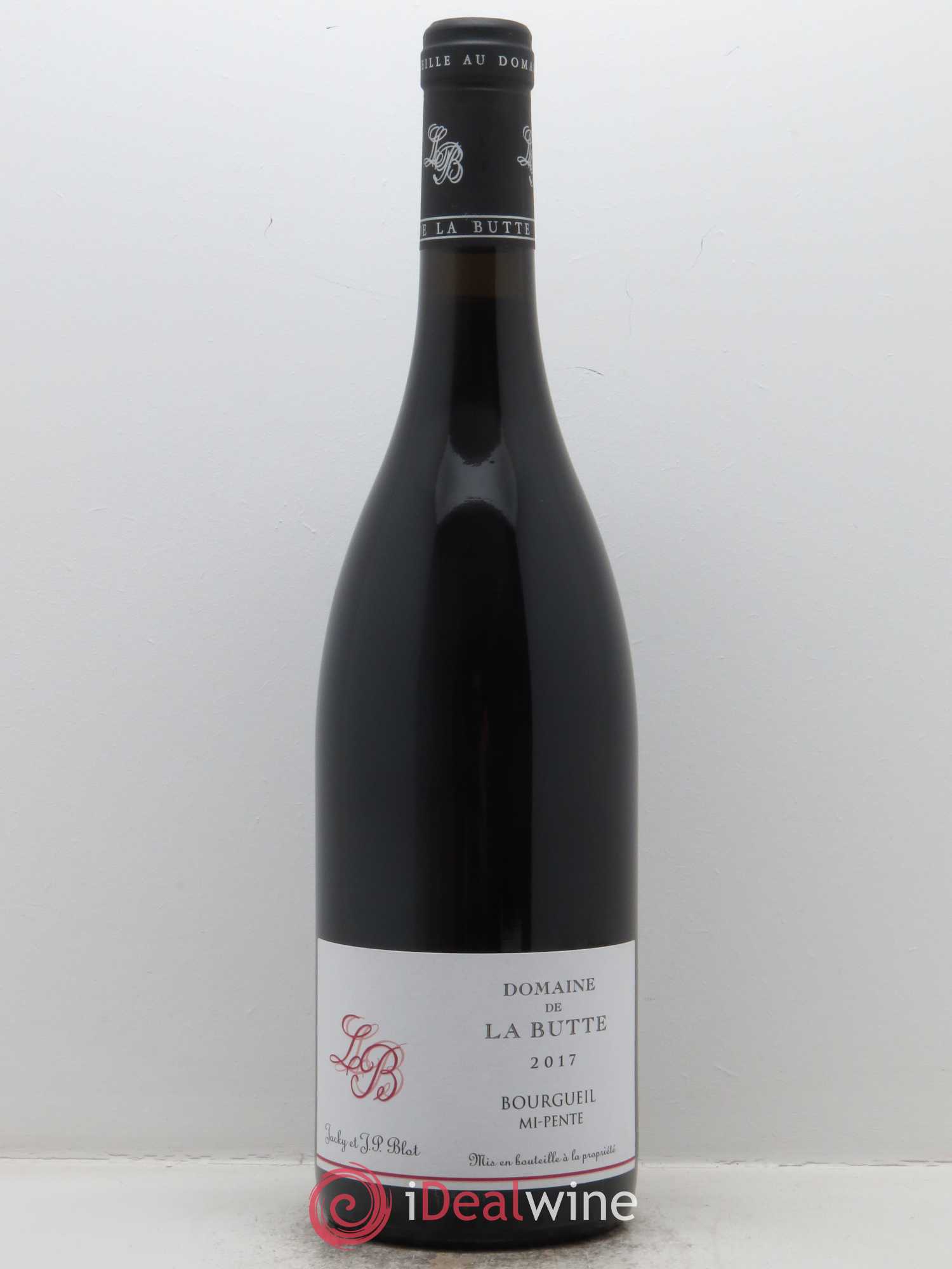 Bourgueil Mi-Pente Domaine de La Butte - Jacky Blot 2017 - Lot de 1 bouteille - 0
